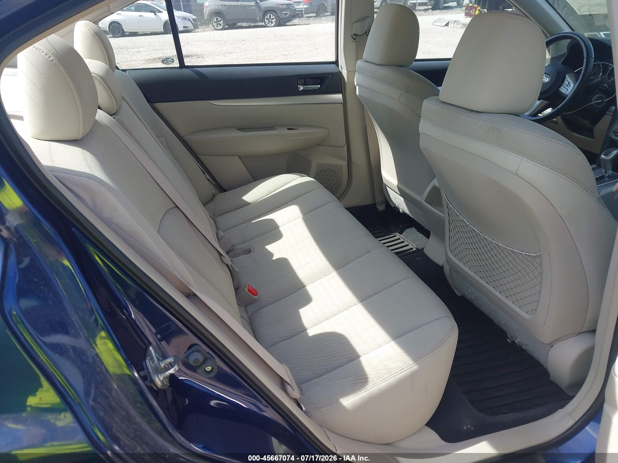 2011 Subaru Legacy 2.5i Premium Blue vin: 4S3BMBB63B3236265