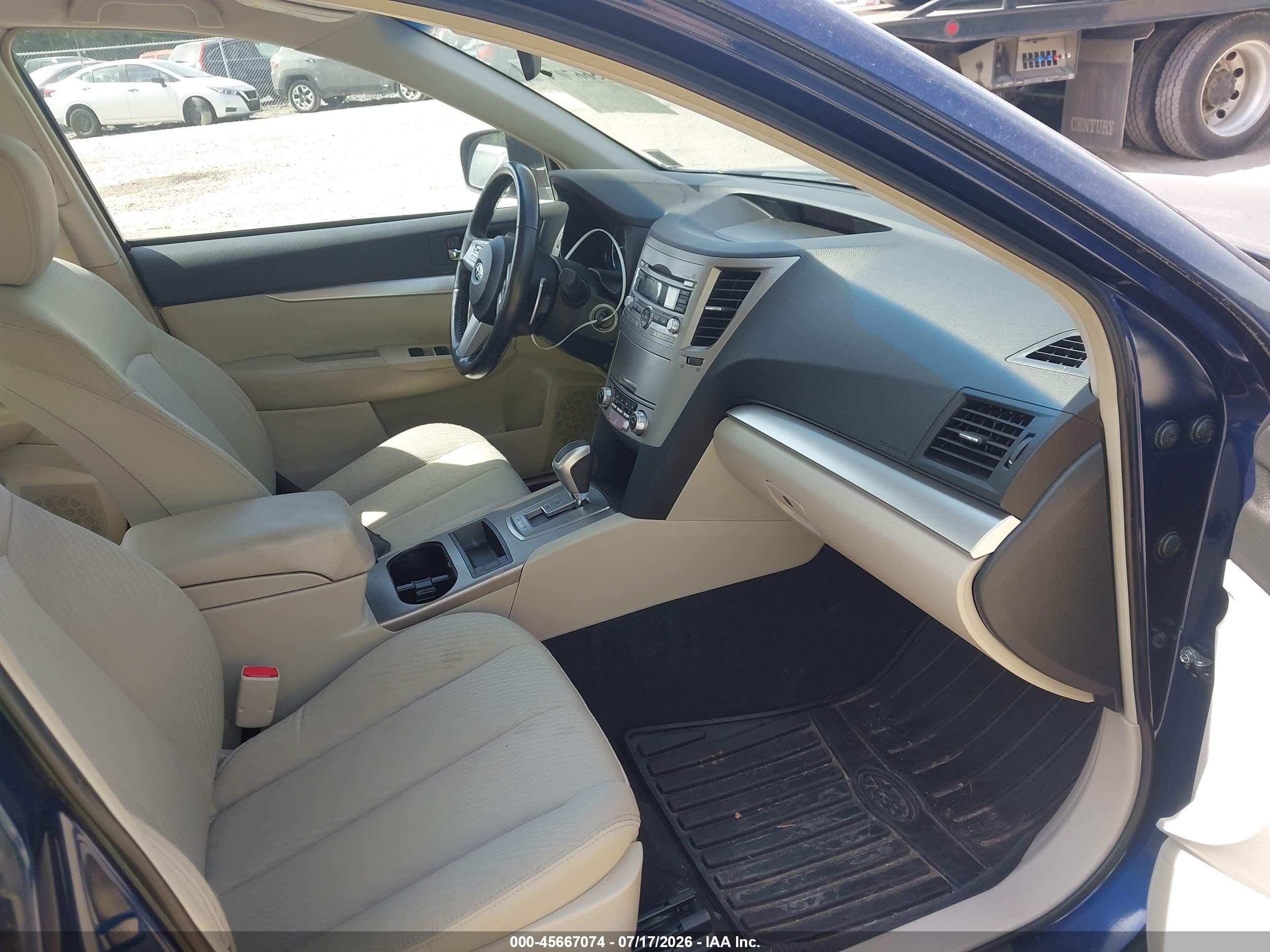 2011 Subaru Legacy 2.5i Premium Blue vin: 4S3BMBB63B3236265