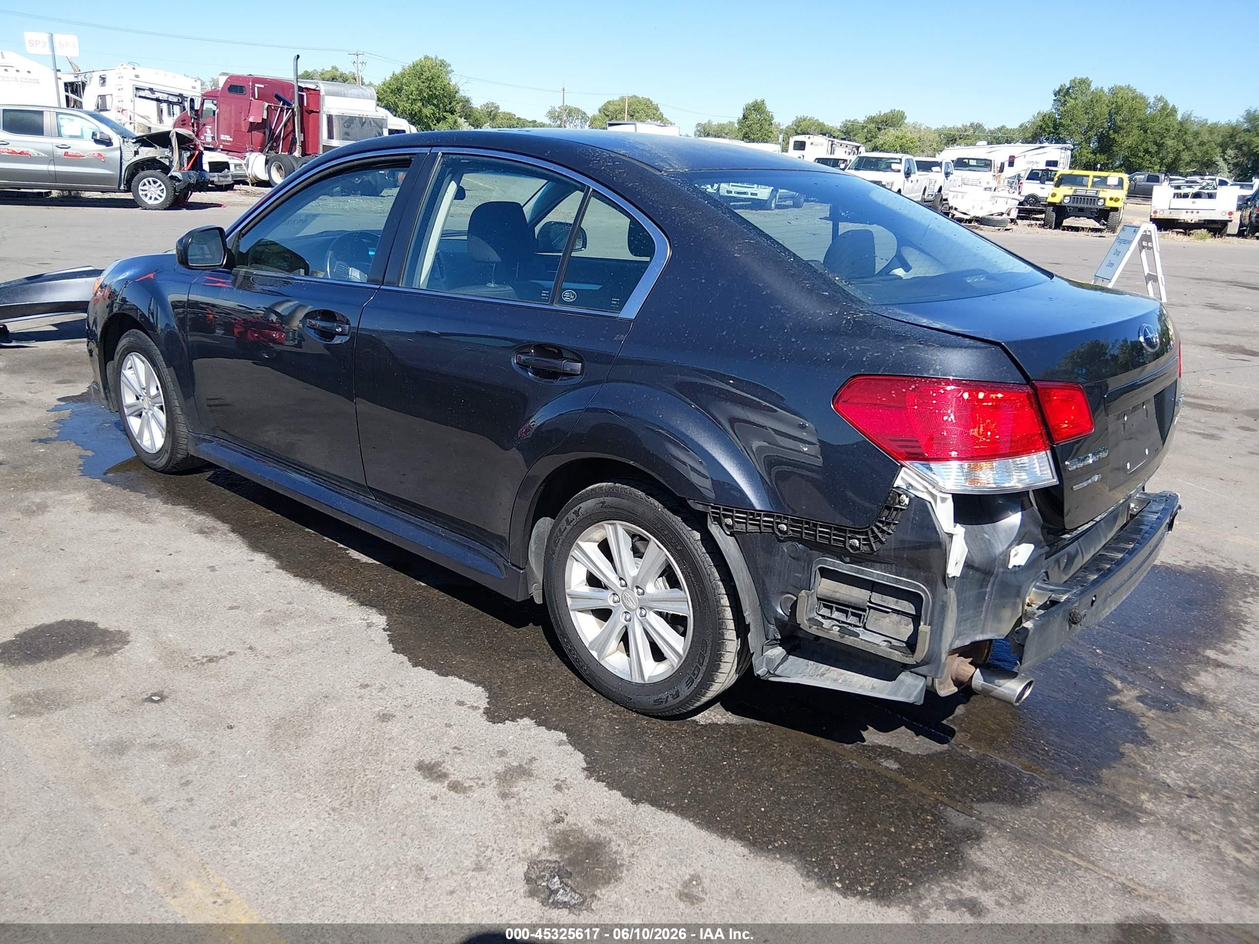 2012 Subaru Legacy 2.5i Premium Gray vin: 4S3BMBB63C3035743