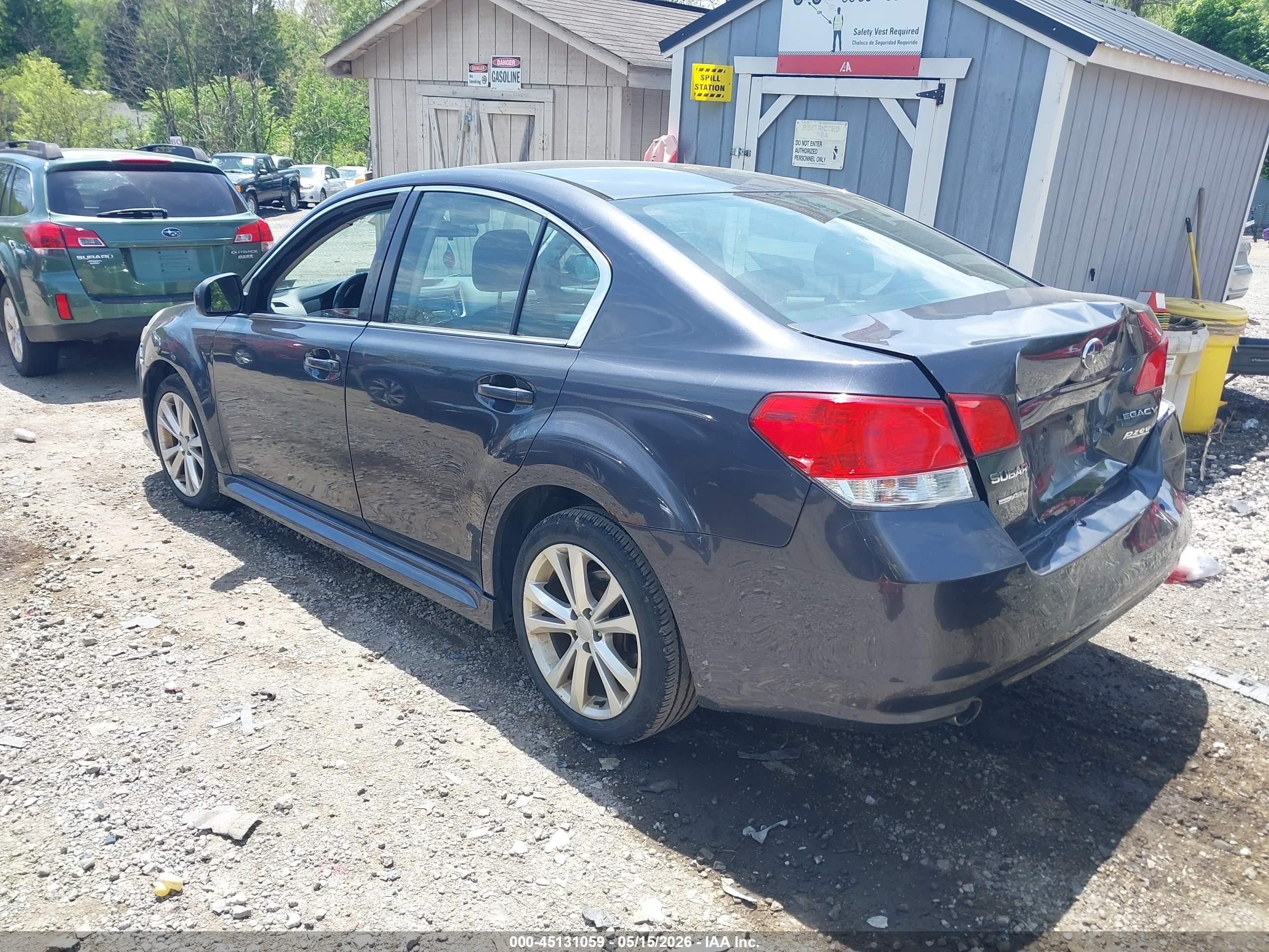2013 Subaru Legacy 2.5i Premium Pewter vin: 4S3BMBB63D3021066