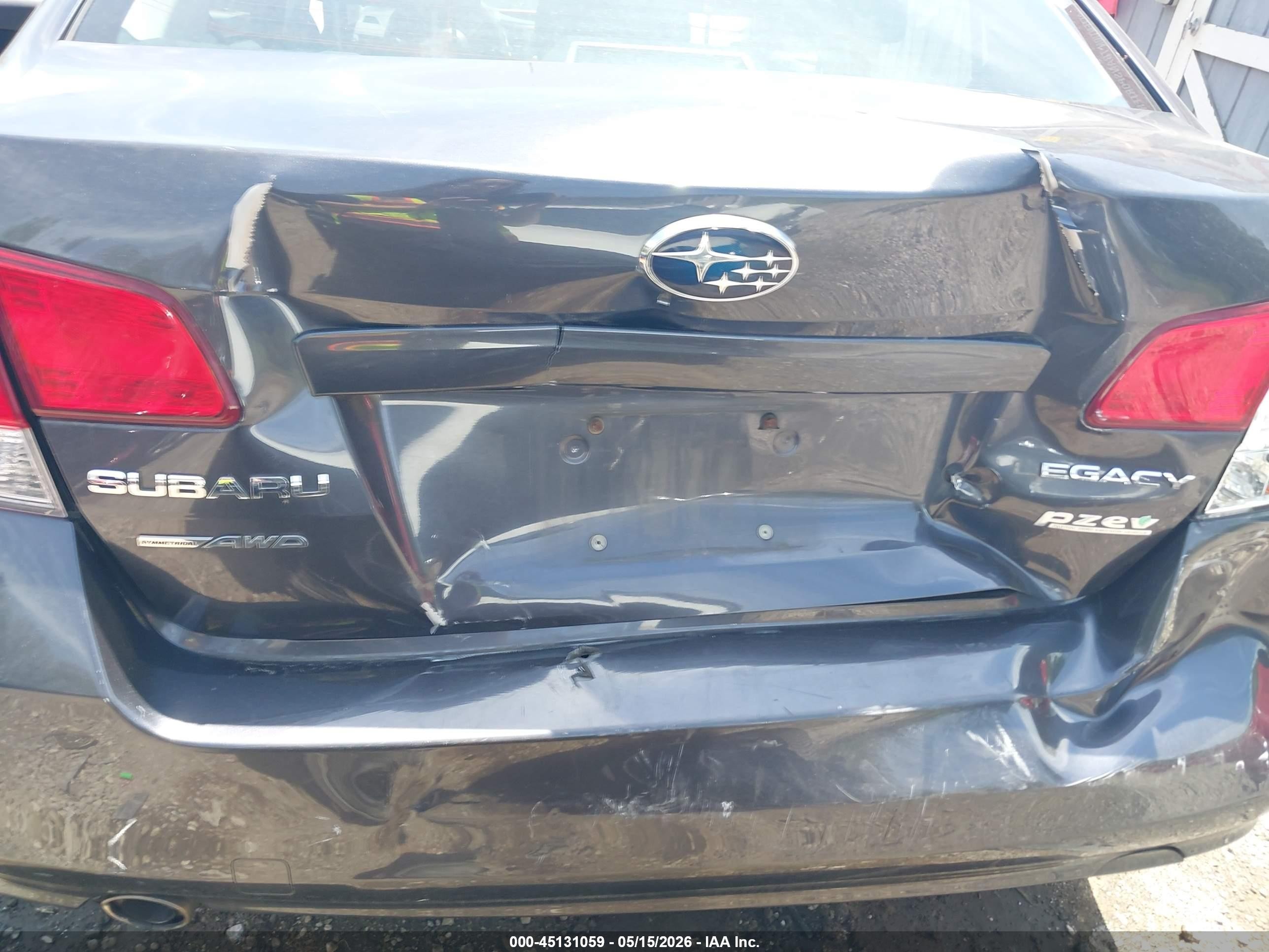 2013 Subaru Legacy 2.5i Premium Pewter vin: 4S3BMBB63D3021066