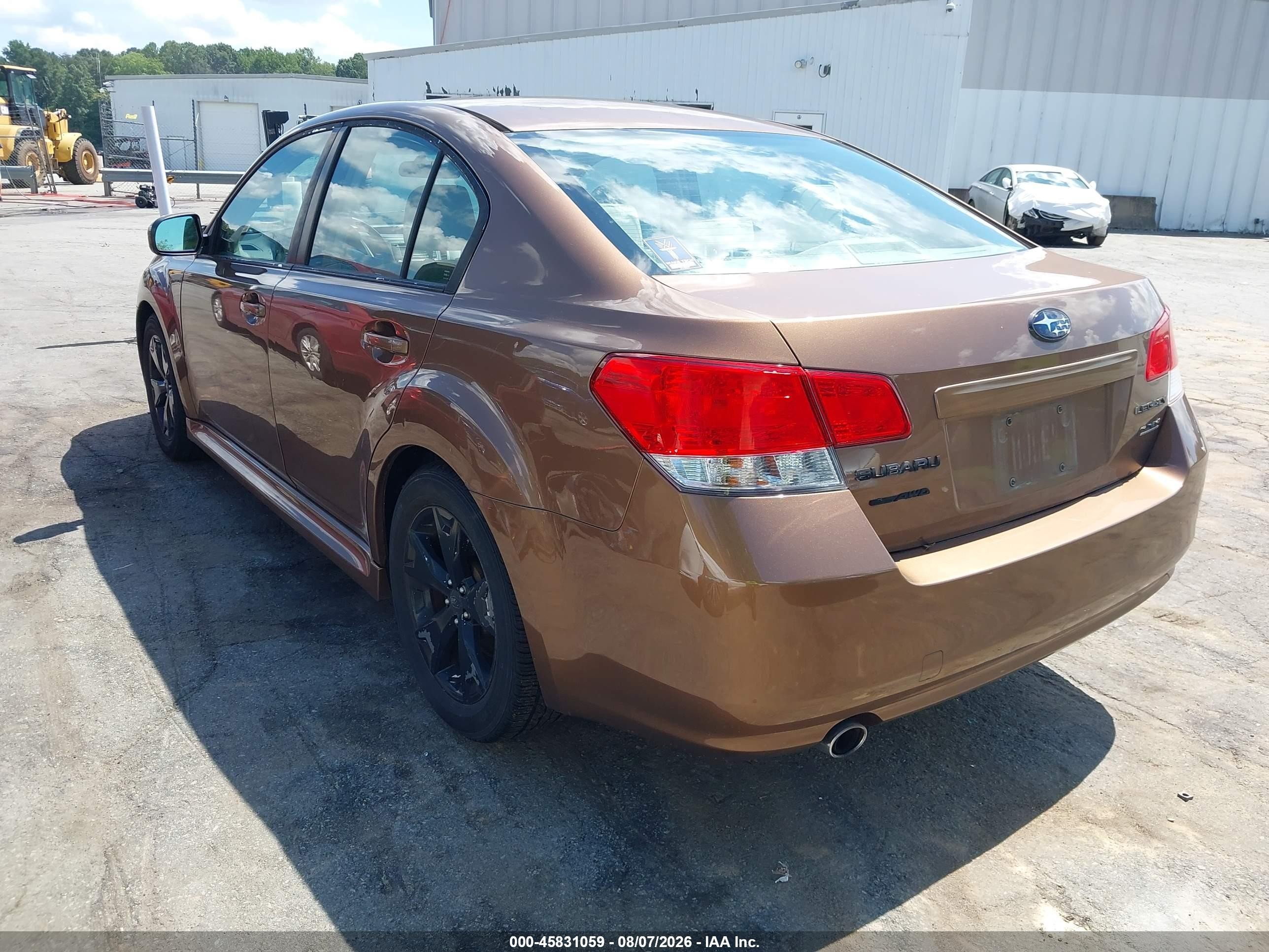 2012 Subaru Legacy 2.5i Premium Brown vin: 4S3BMBB64C3024606
