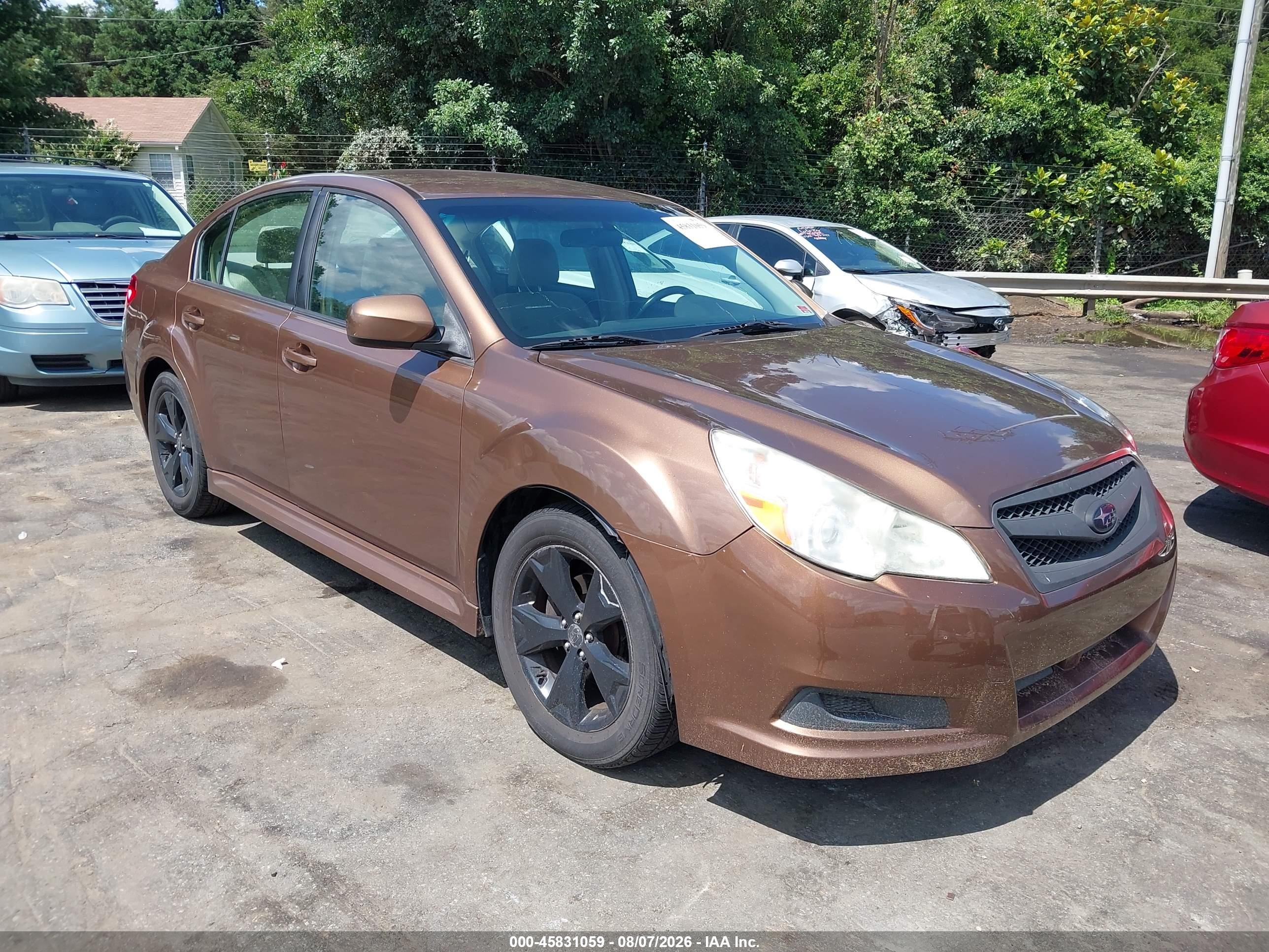 2012 Subaru Legacy 2.5i Premium Brown vin: 4S3BMBB64C3024606