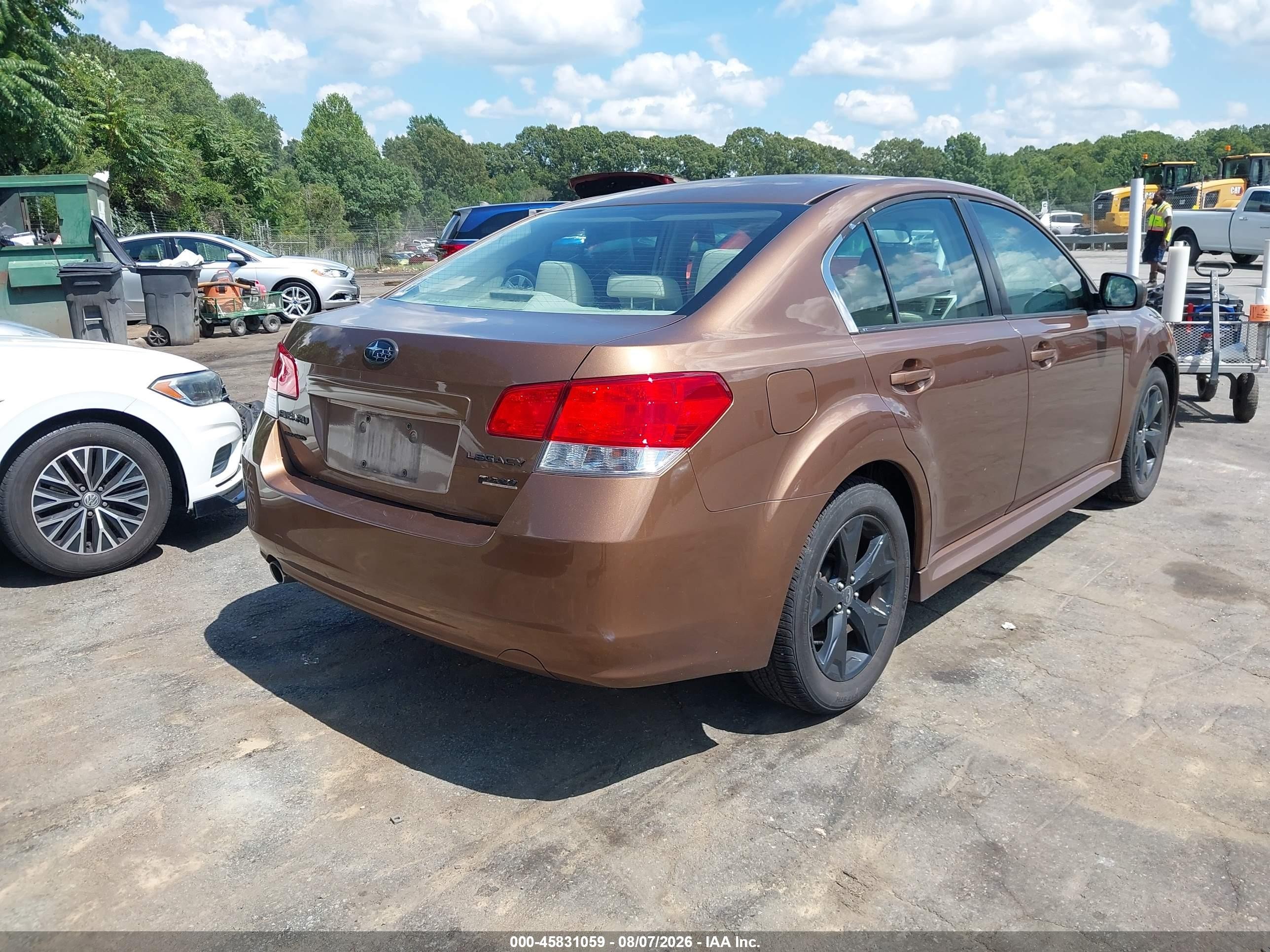 2012 Subaru Legacy 2.5i Premium Brown vin: 4S3BMBB64C3024606