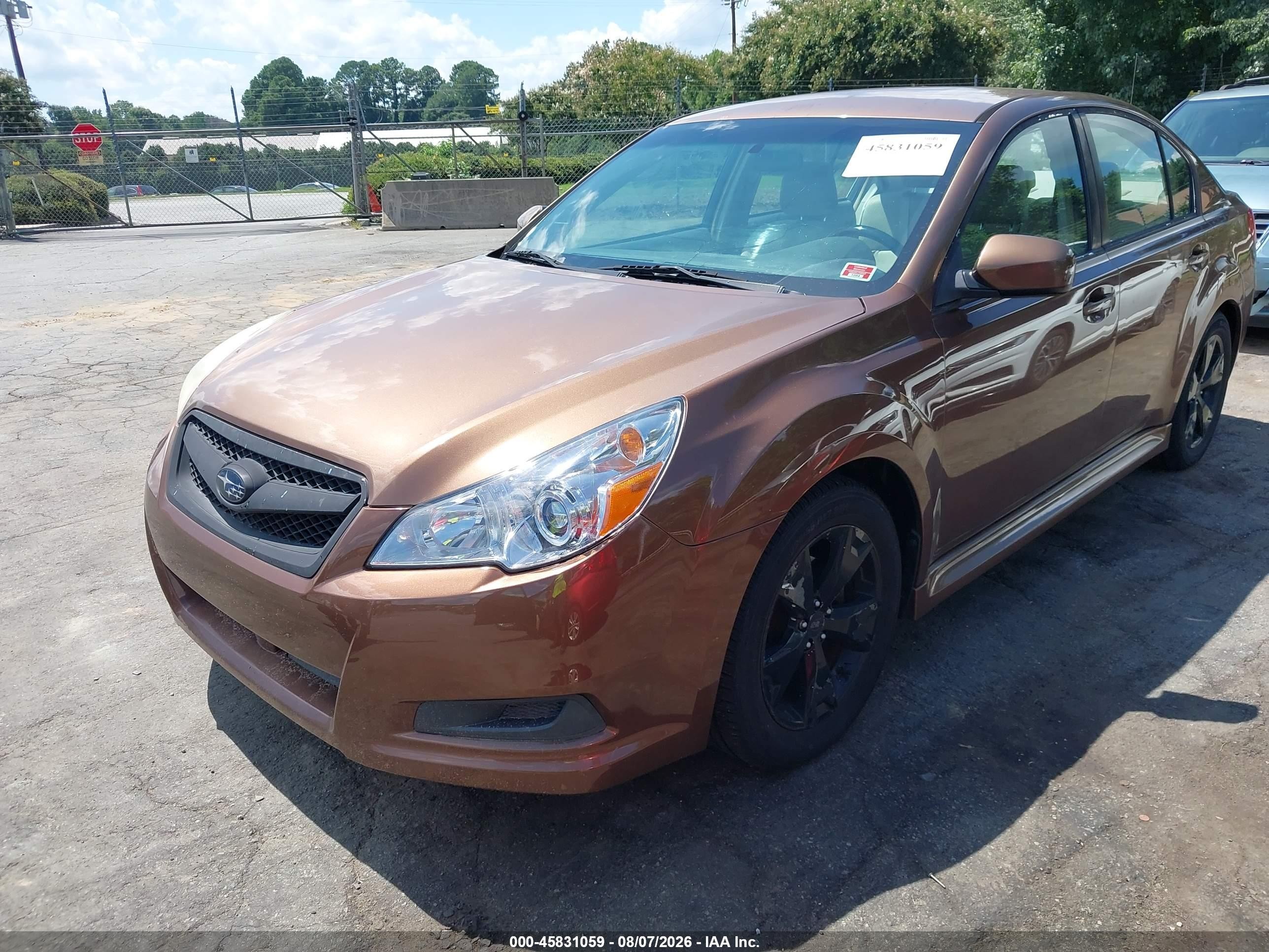 2012 Subaru Legacy 2.5i Premium Brown vin: 4S3BMBB64C3024606