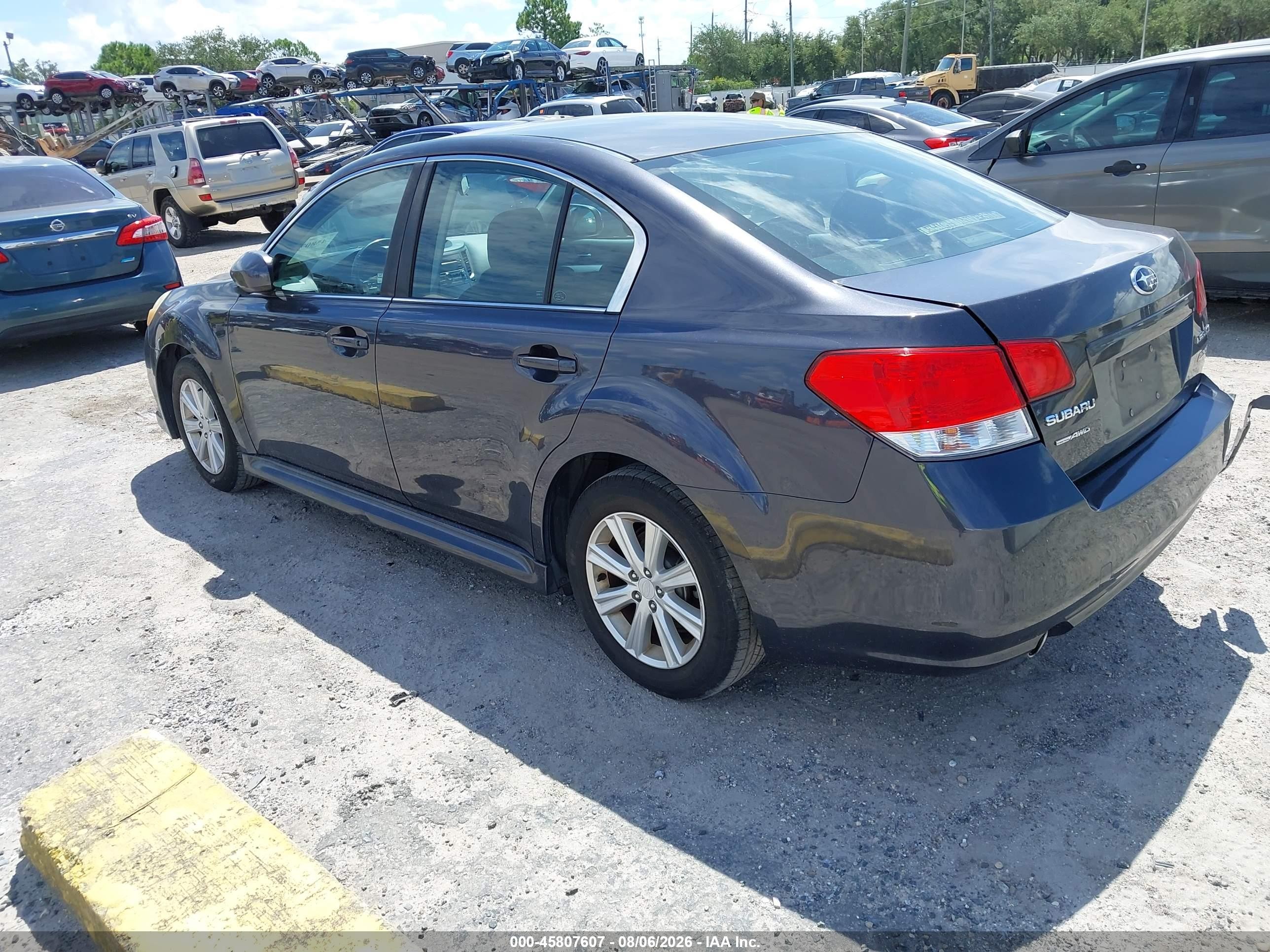 2011 Subaru Legacy 2.5i Premium Gray vin: 4S3BMBB65B3210153