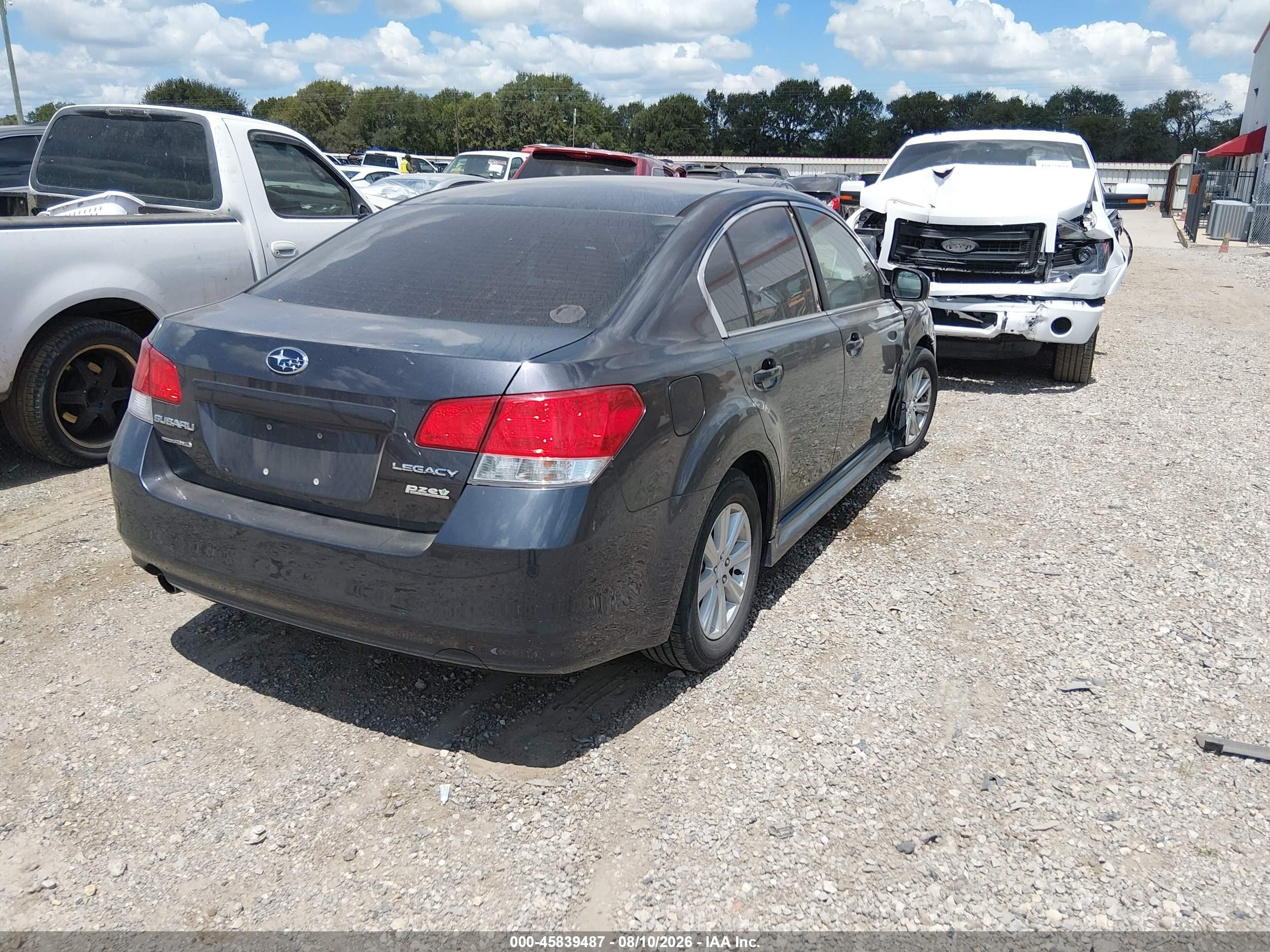 2012 Subaru Legacy 2.5i Premium Gray vin: 4S3BMBB65C3024789