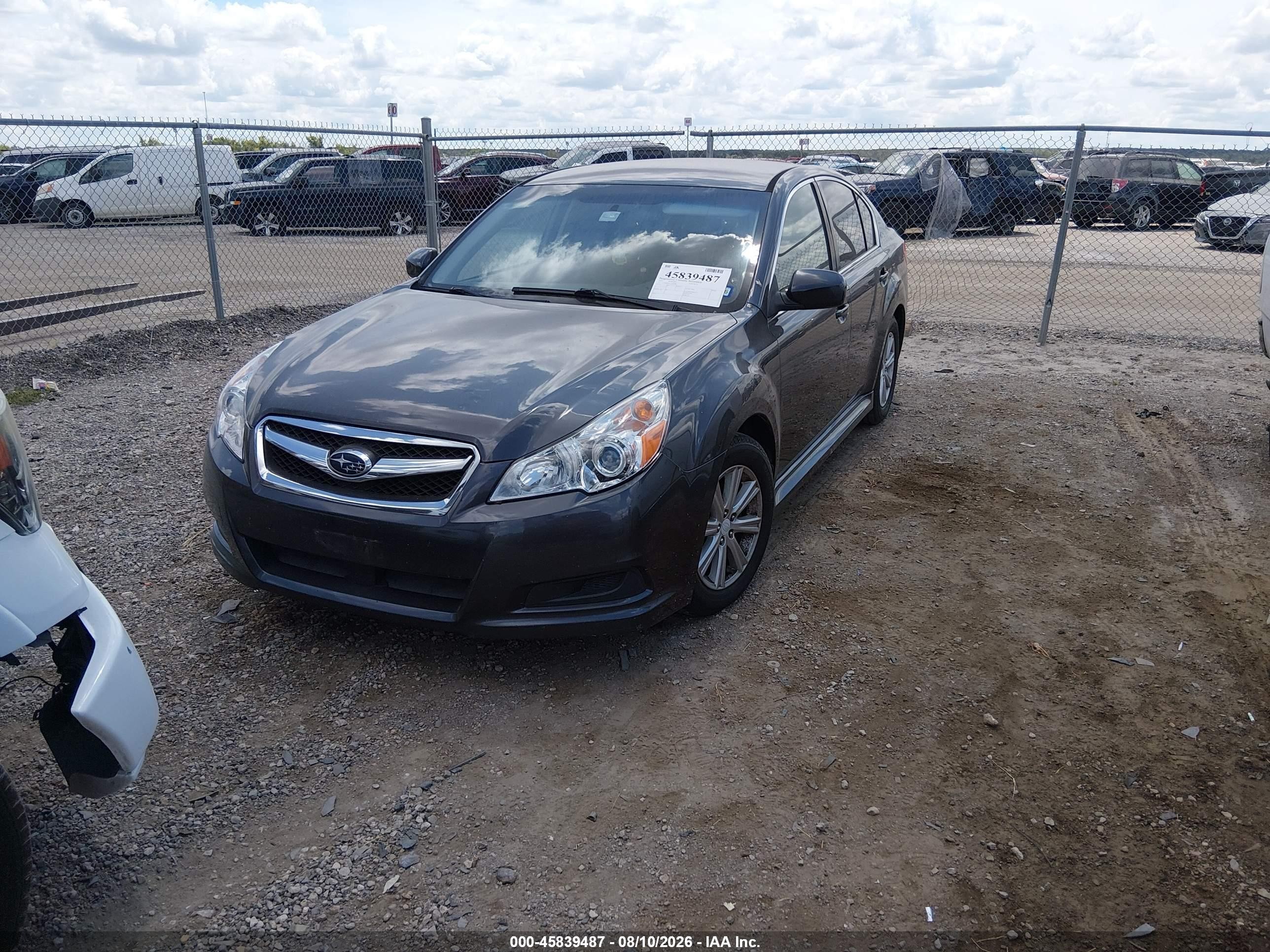 2012 Subaru Legacy 2.5i Premium Gray vin: 4S3BMBB65C3024789