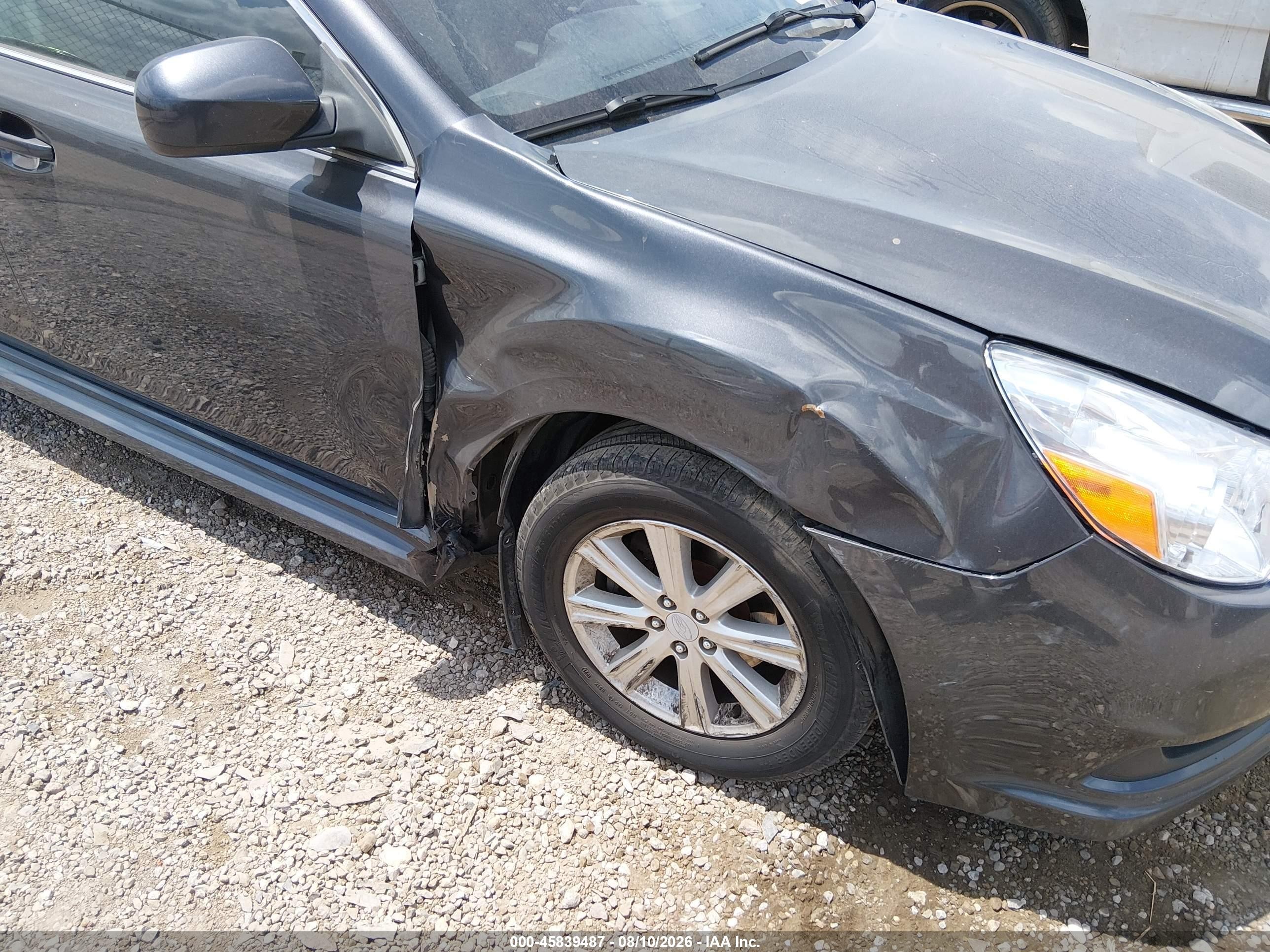 2012 Subaru Legacy 2.5i Premium Gray vin: 4S3BMBB65C3024789