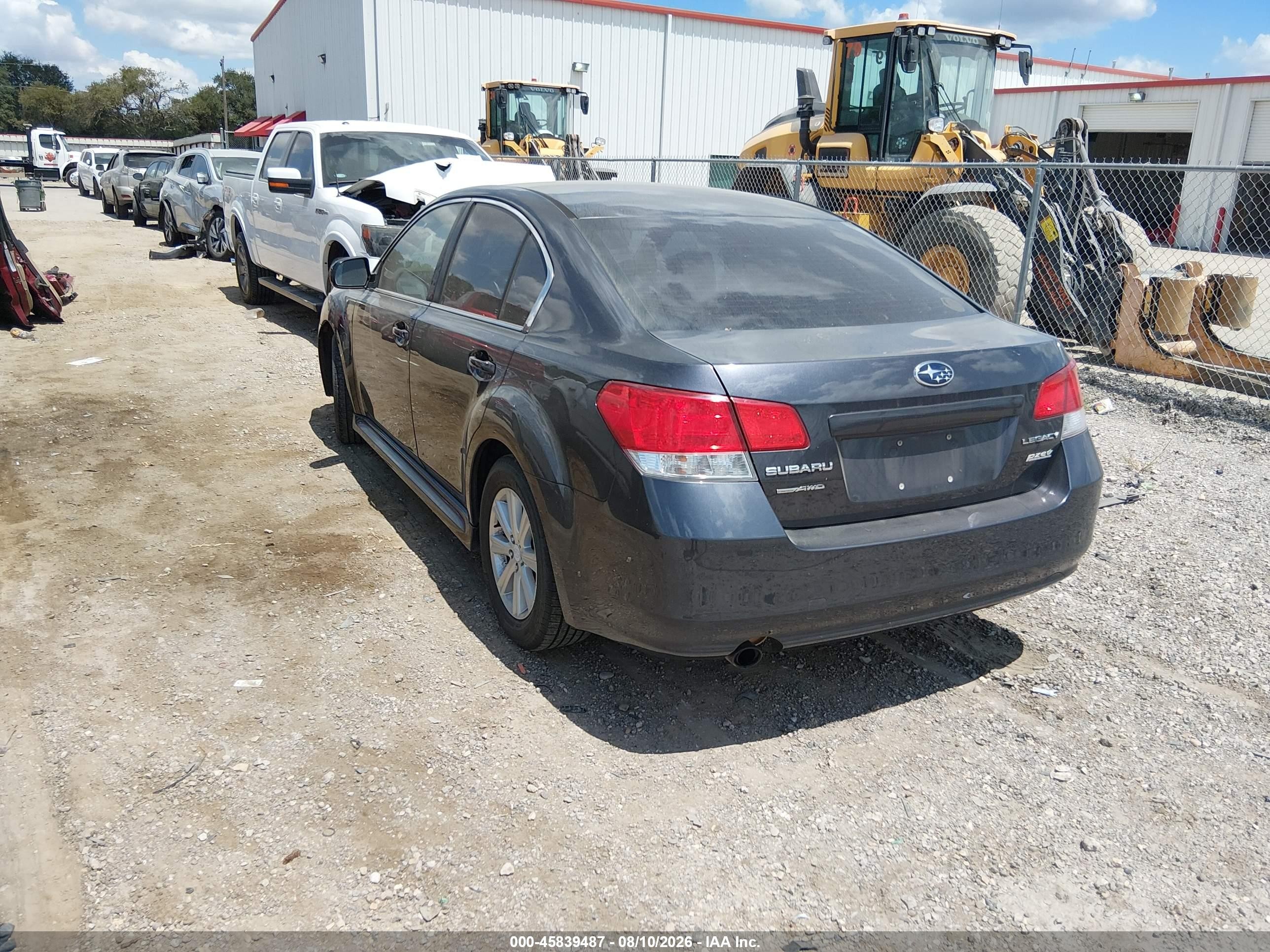 2012 Subaru Legacy 2.5i Premium Gray vin: 4S3BMBB65C3024789