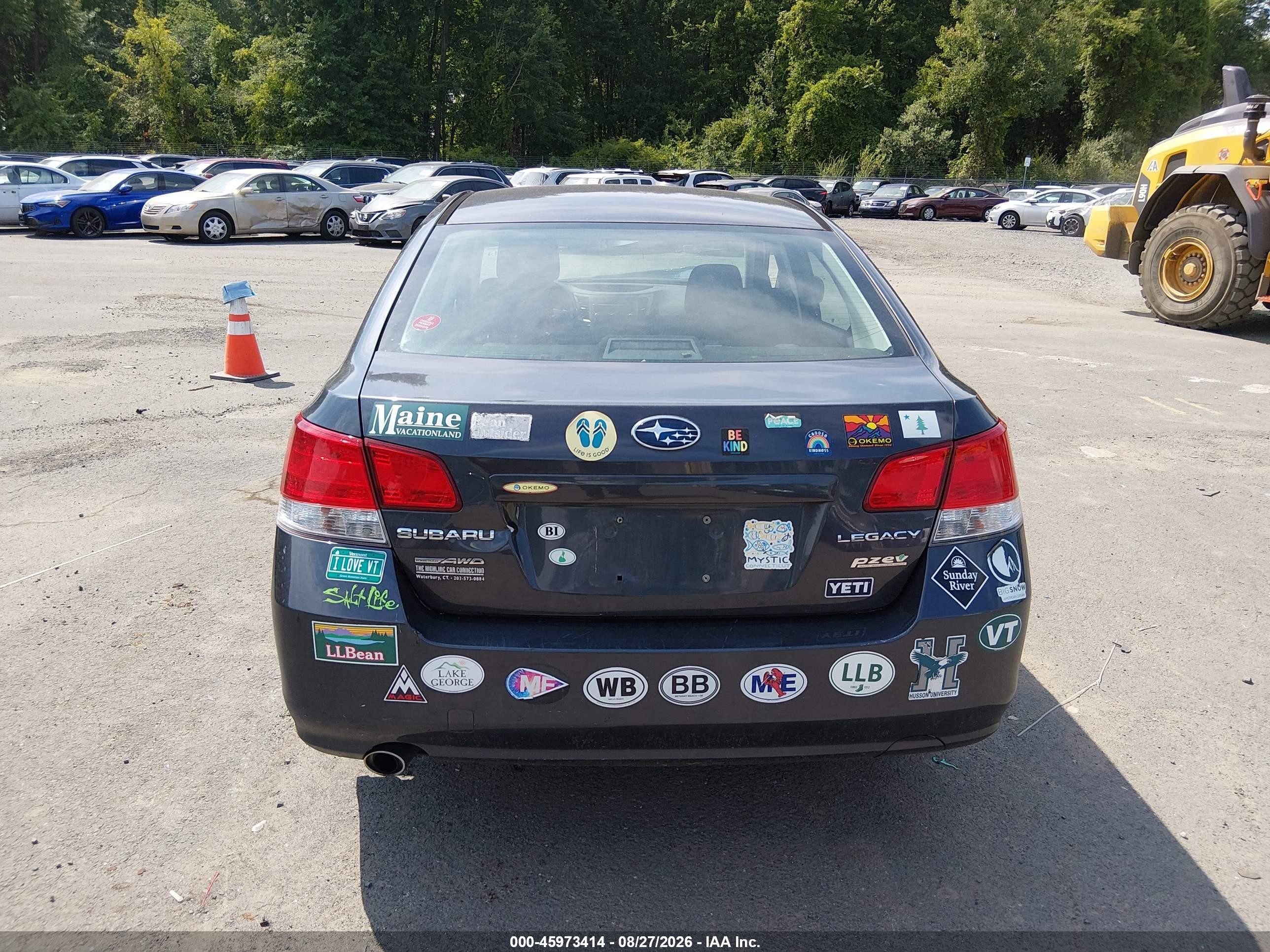 2011 Subaru Legacy 2.5i Premium Gray vin: 4S3BMBB66B3225387
