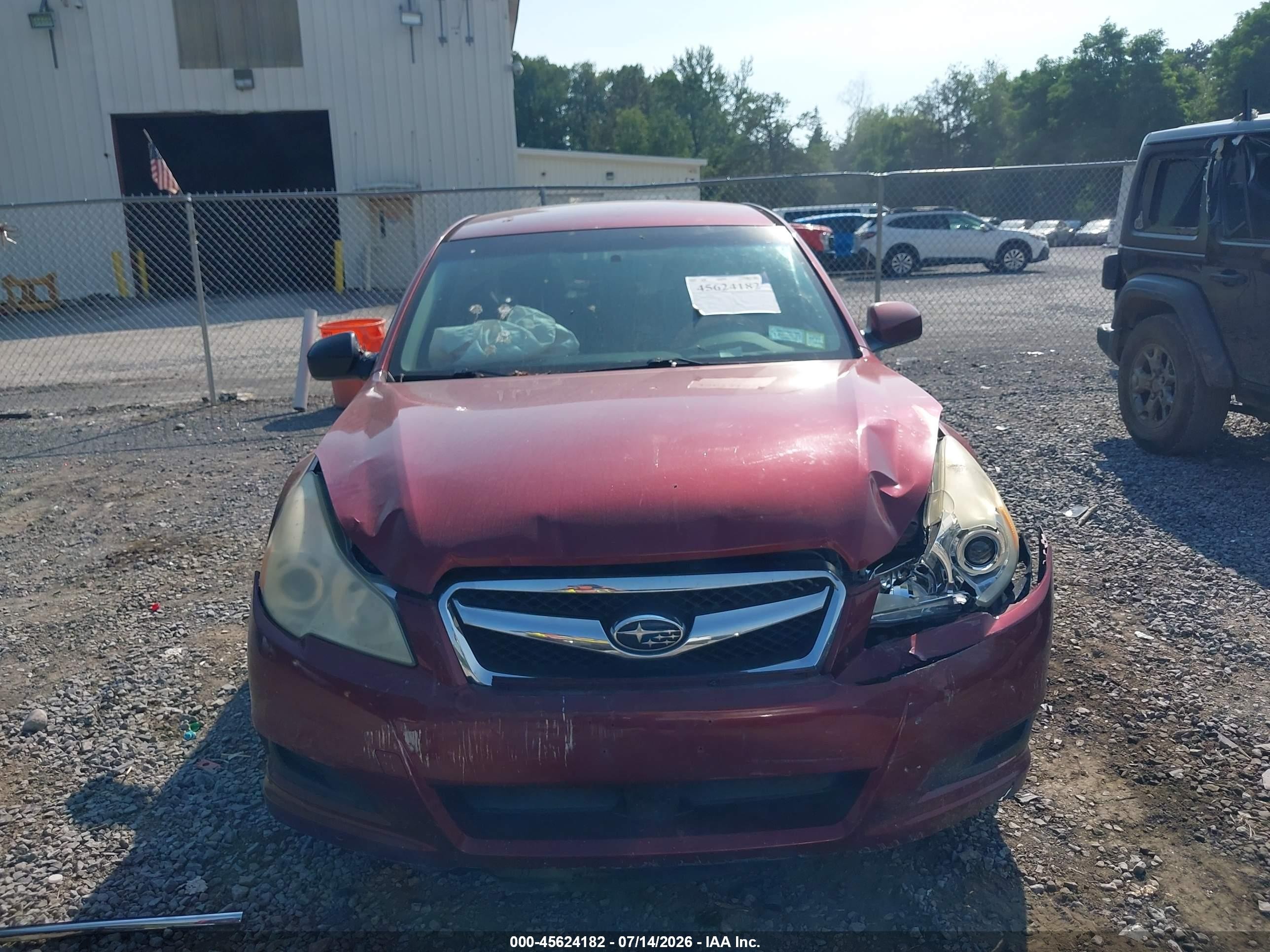 2010 Subaru Legacy 2.5i Premium Темно-бордовый vin: 4S3BMBC60A3246264