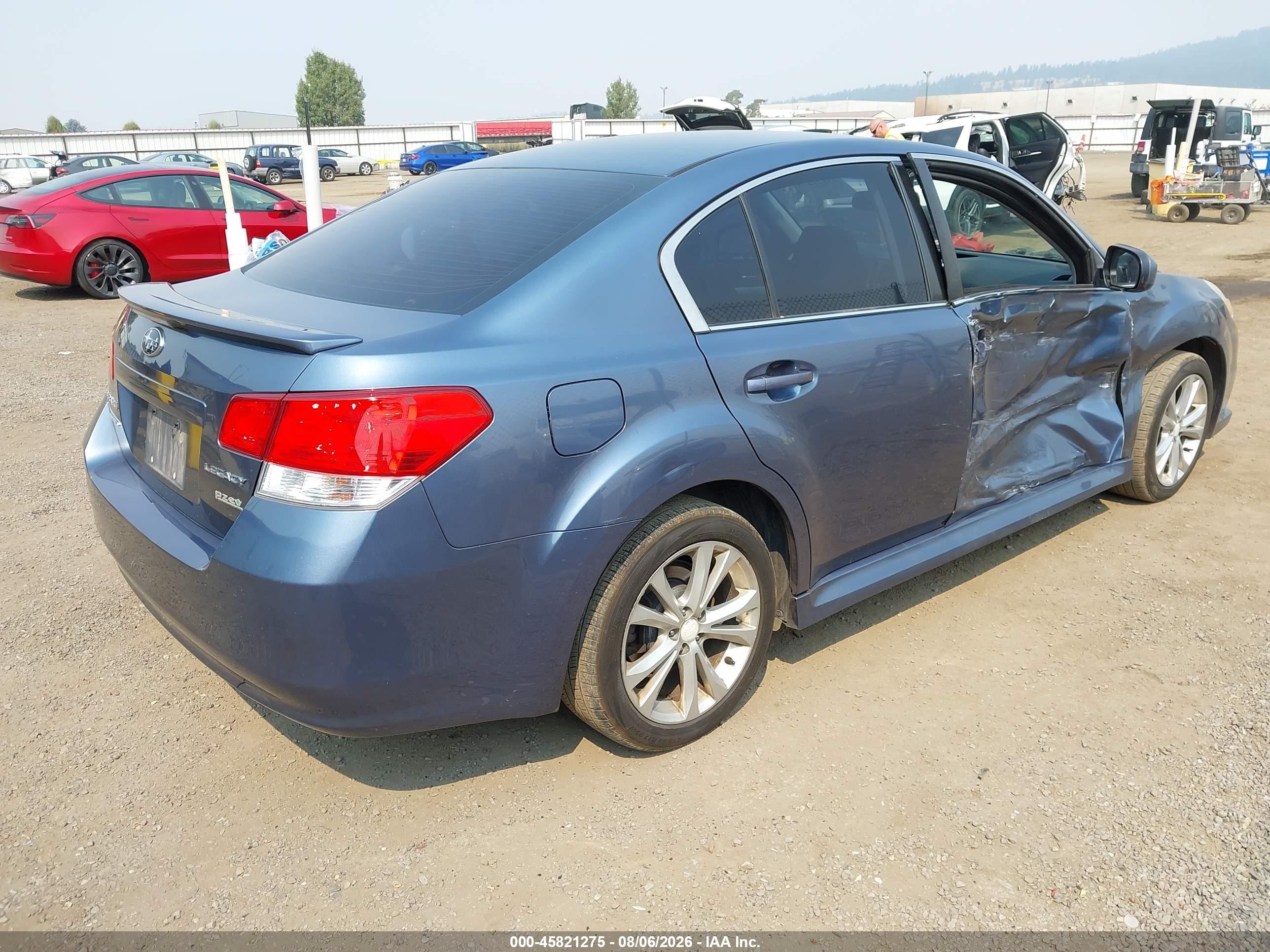 2013 Subaru Legacy 2.5i Premium Blue vin: 4S3BMBC60D3034484