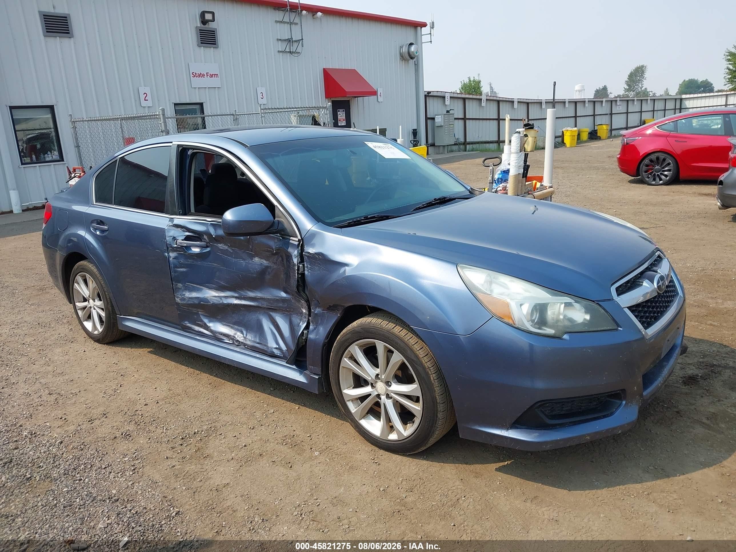 2013 Subaru Legacy 2.5i Premium Blue vin: 4S3BMBC60D3034484