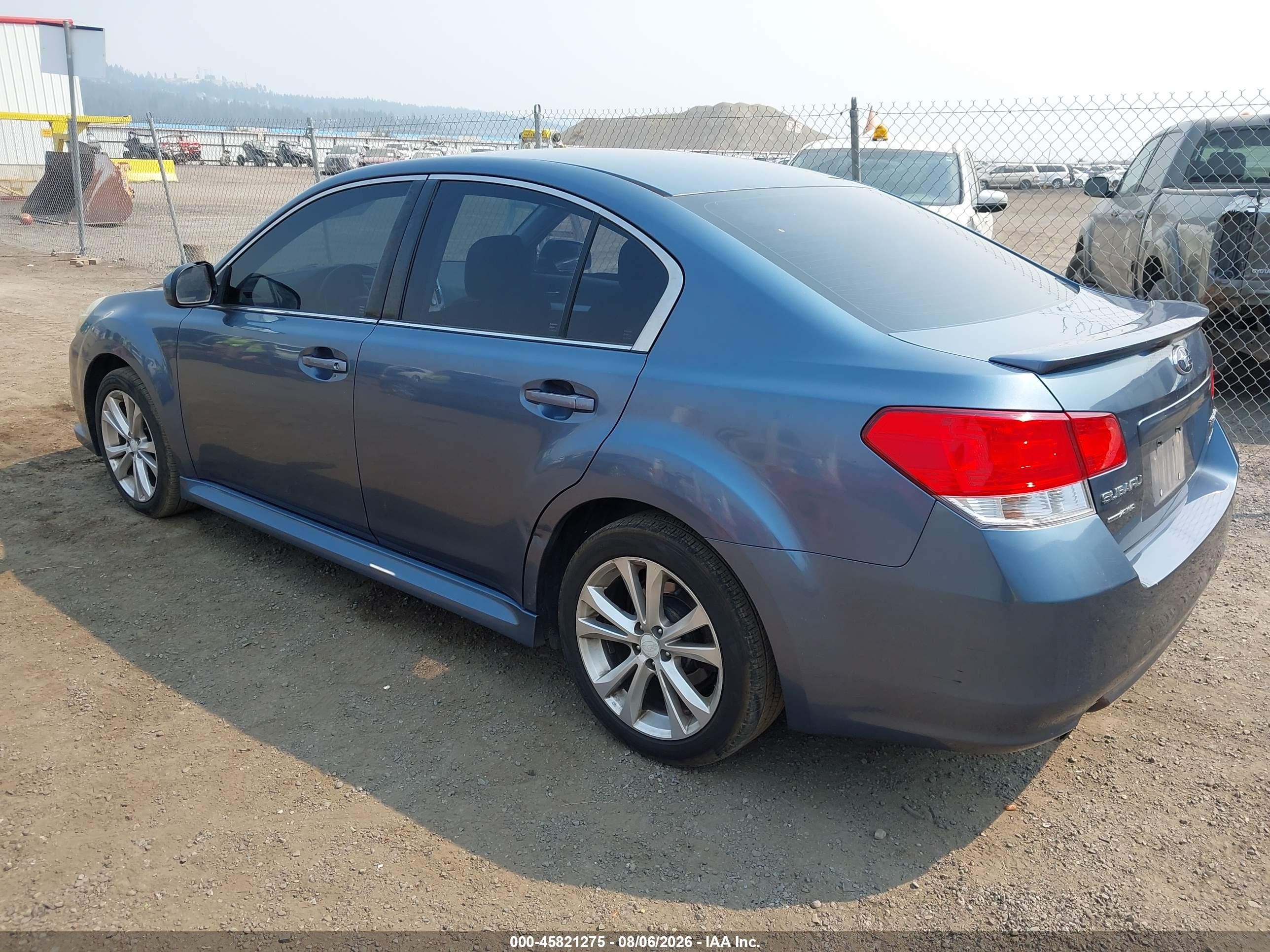 2013 Subaru Legacy 2.5i Premium Blue vin: 4S3BMBC60D3034484
