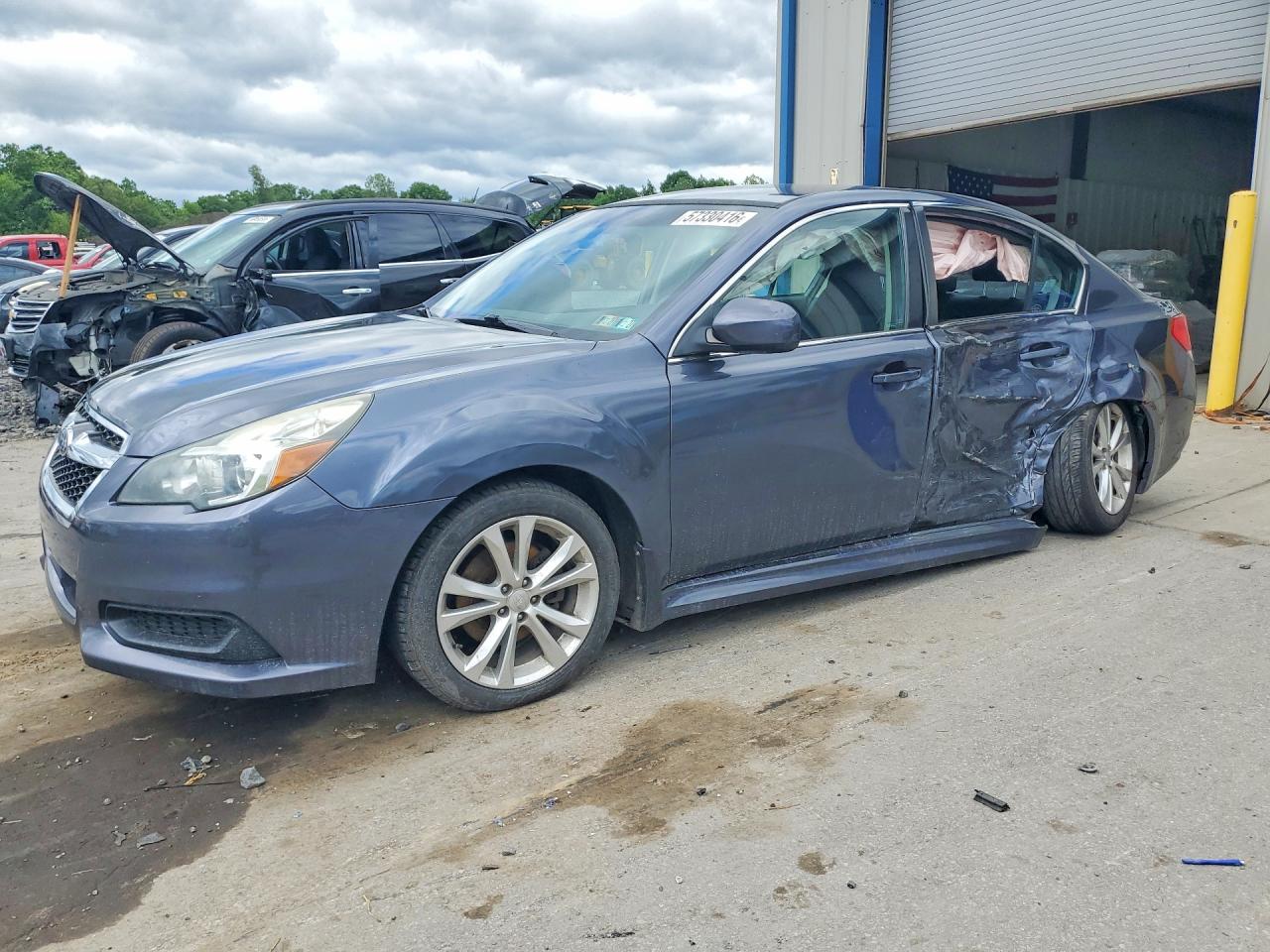 2014 Subaru Legacy 2.5i Premium Серый vin: 4S3BMBC60E3009392