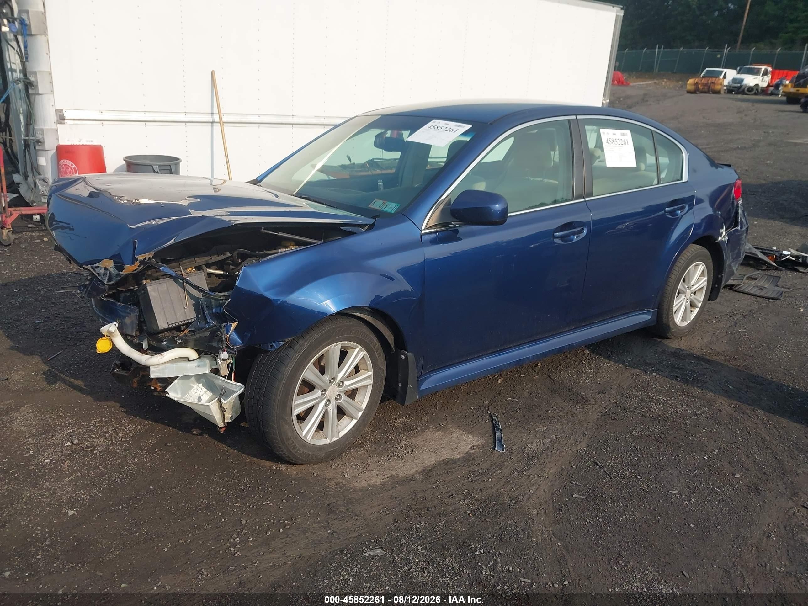 2010 Subaru Legacy 2.5i Premium Blue vin: 4S3BMBC61A3210602