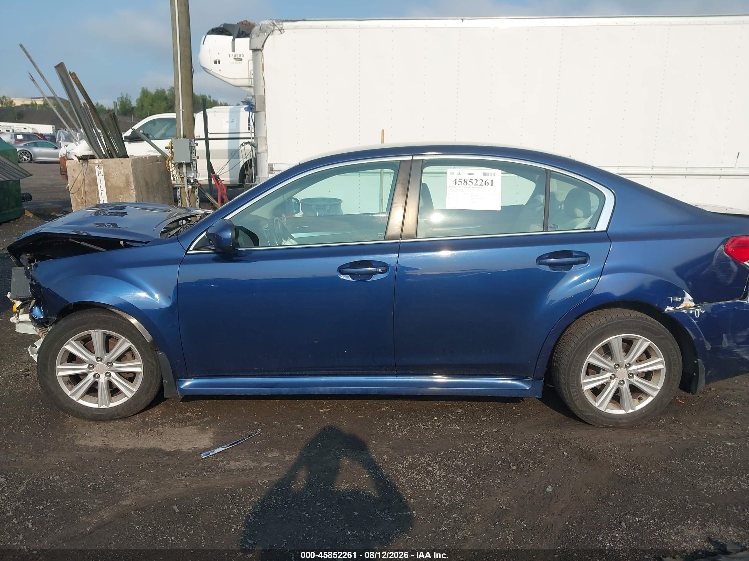 2010 Subaru Legacy 2.5i Premium Blue vin: 4S3BMBC61A3210602
