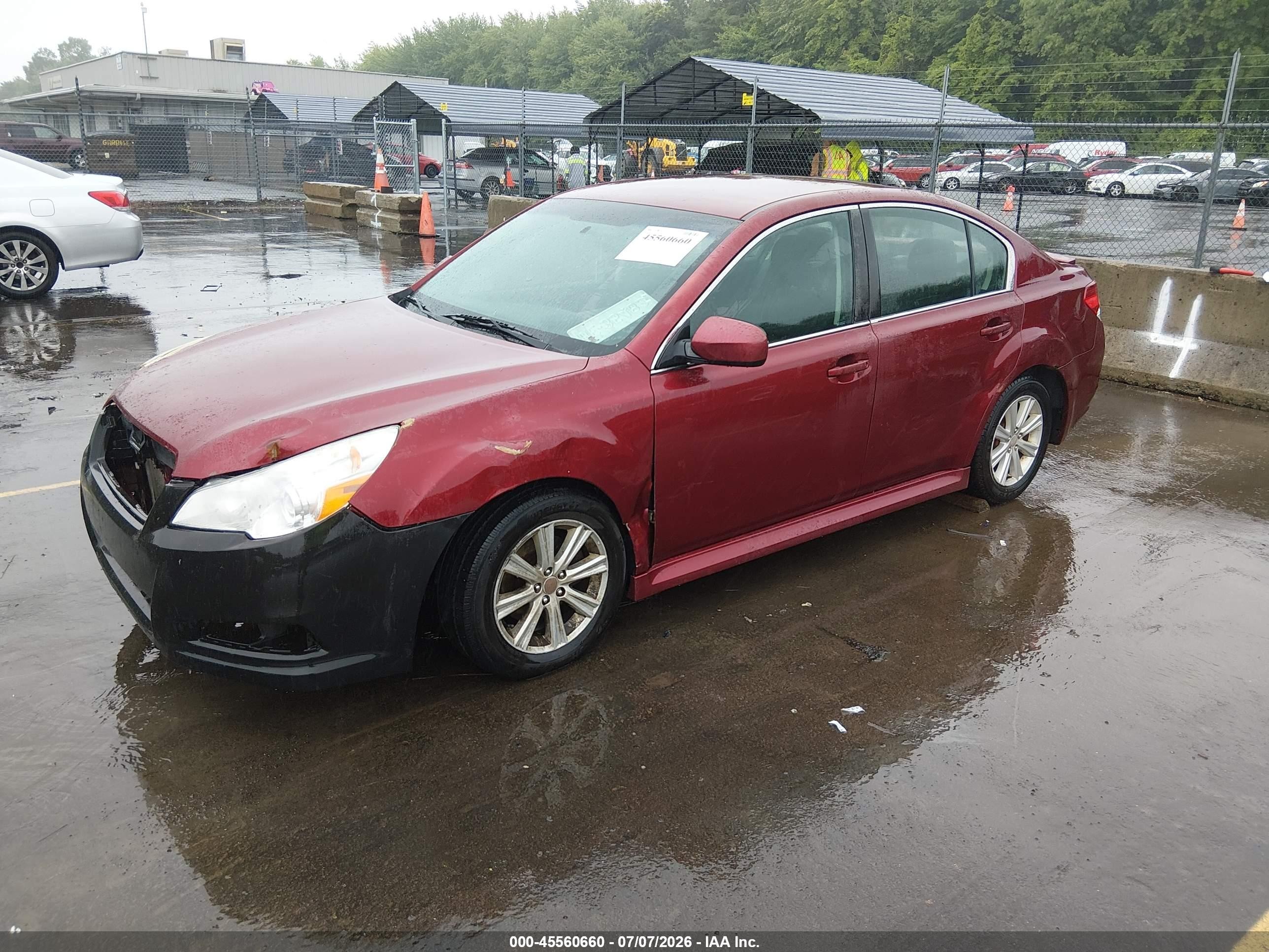 2011 Subaru Legacy 2.5i Premium Maroon vin: 4S3BMBC61B3237641