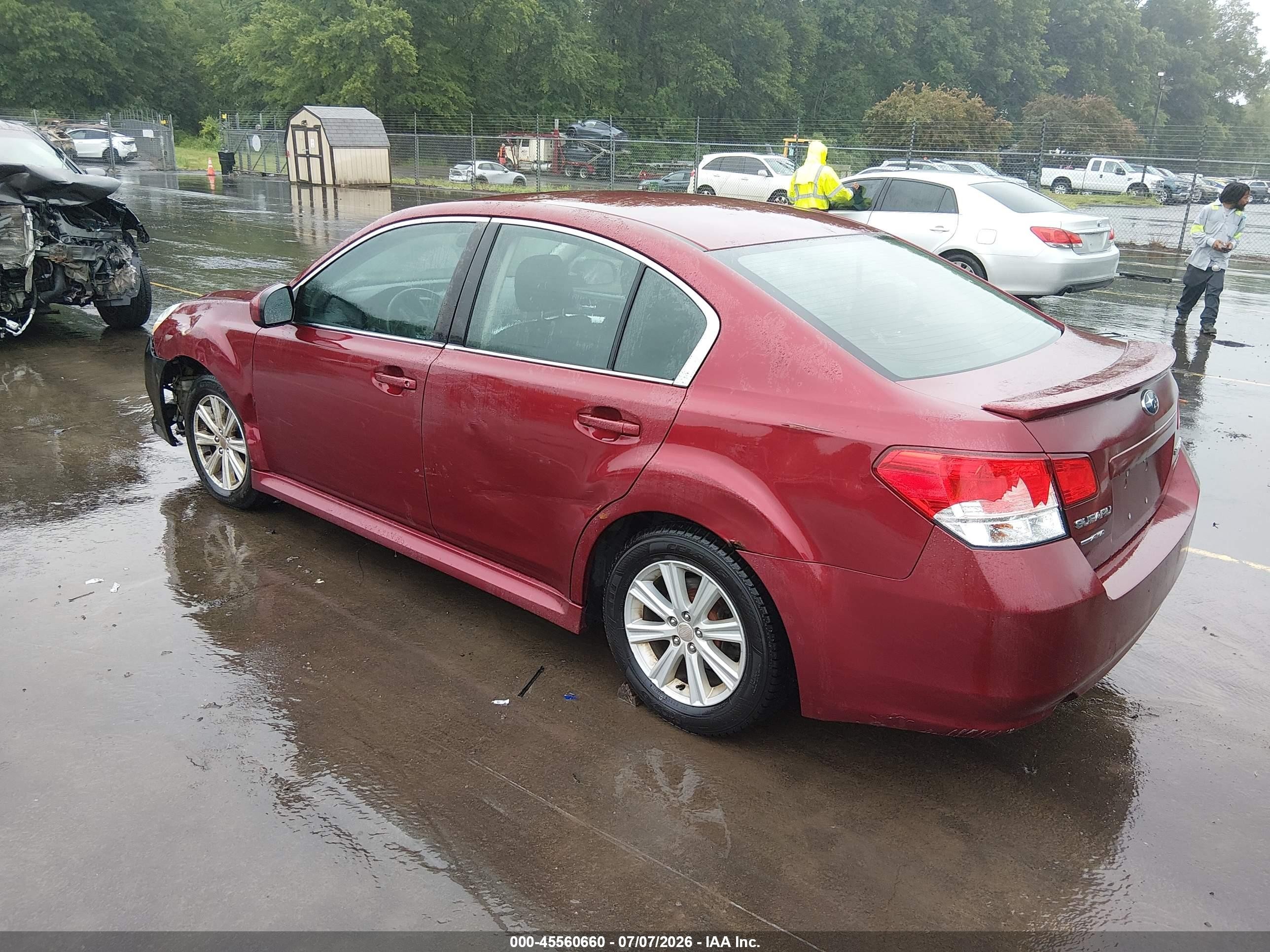 2011 Subaru Legacy 2.5i Premium Maroon vin: 4S3BMBC61B3237641