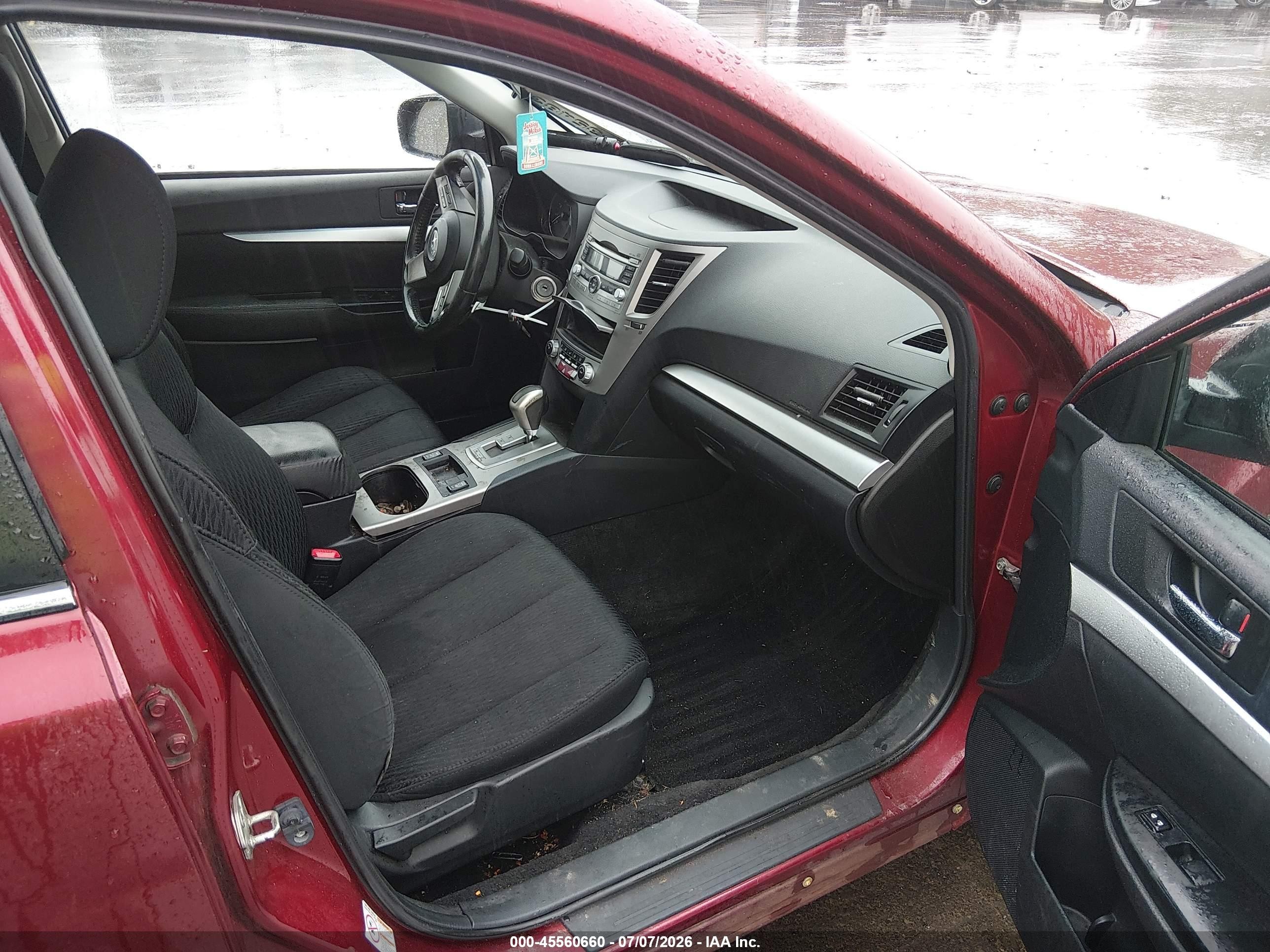 2011 Subaru Legacy 2.5i Premium Maroon vin: 4S3BMBC61B3237641