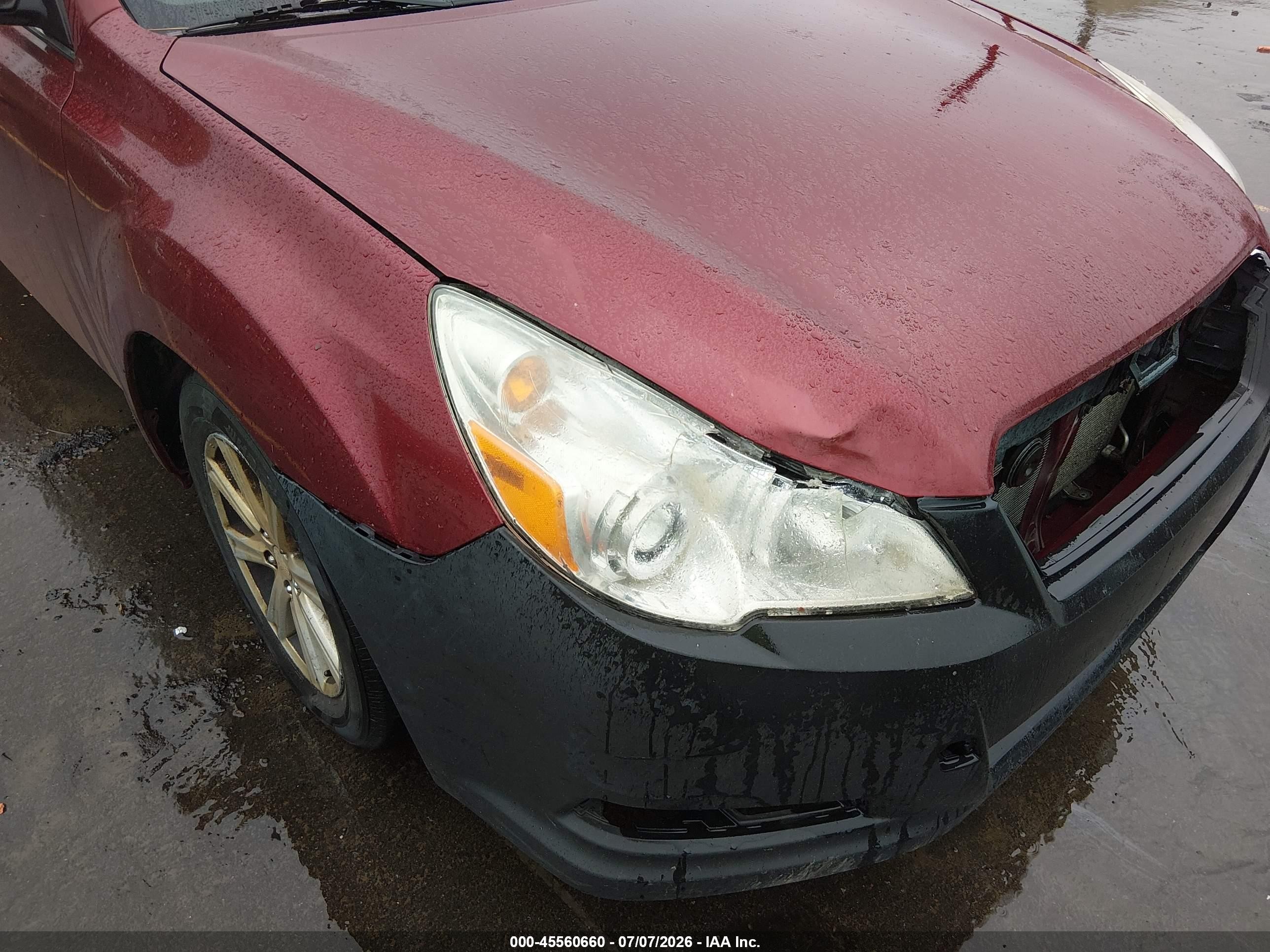2011 Subaru Legacy 2.5i Premium Maroon vin: 4S3BMBC61B3237641