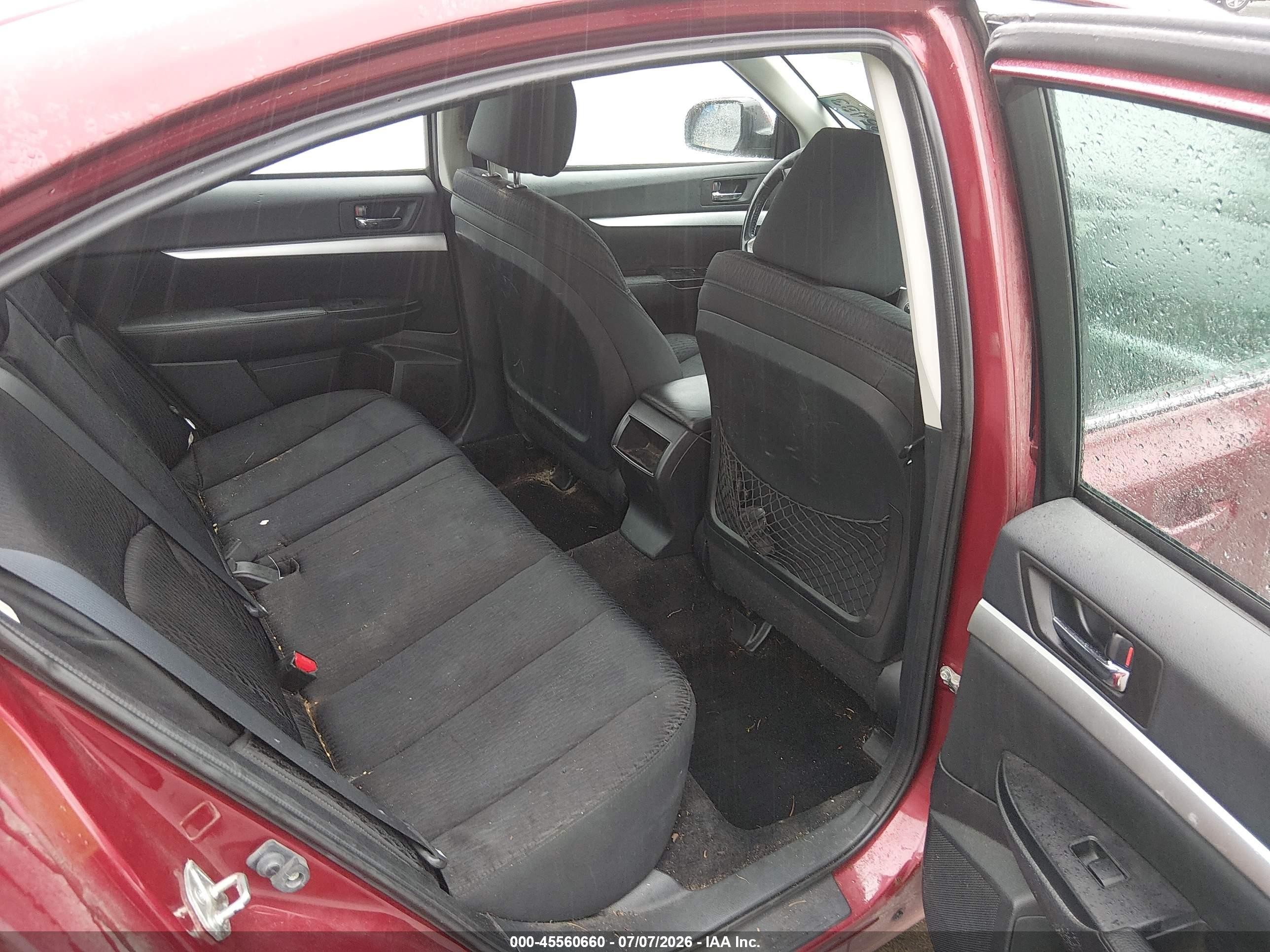 2011 Subaru Legacy 2.5i Premium Maroon vin: 4S3BMBC61B3237641