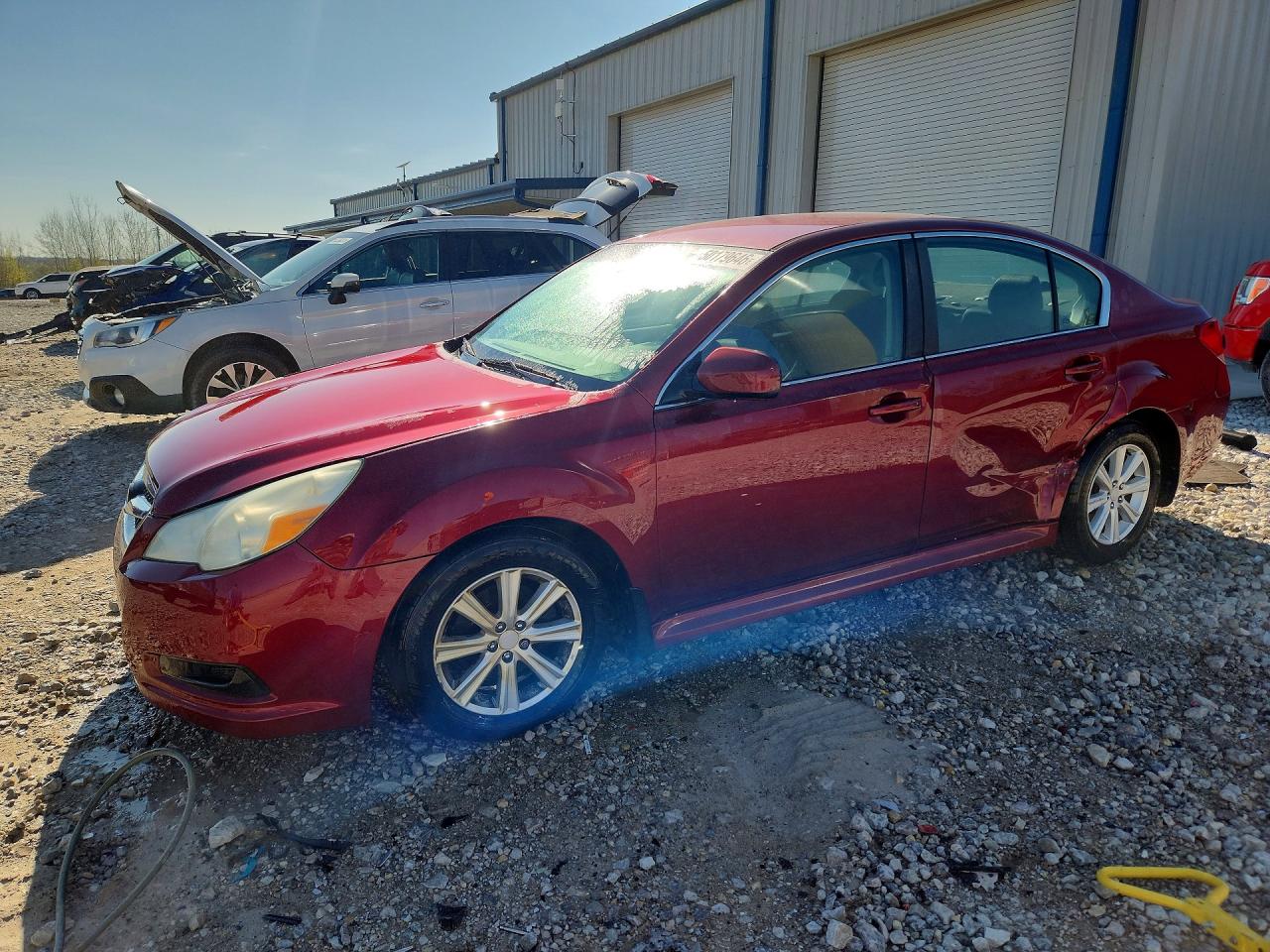 2011 Subaru Legacy 2.5i Premium Red vin: 4S3BMBC61B3242225