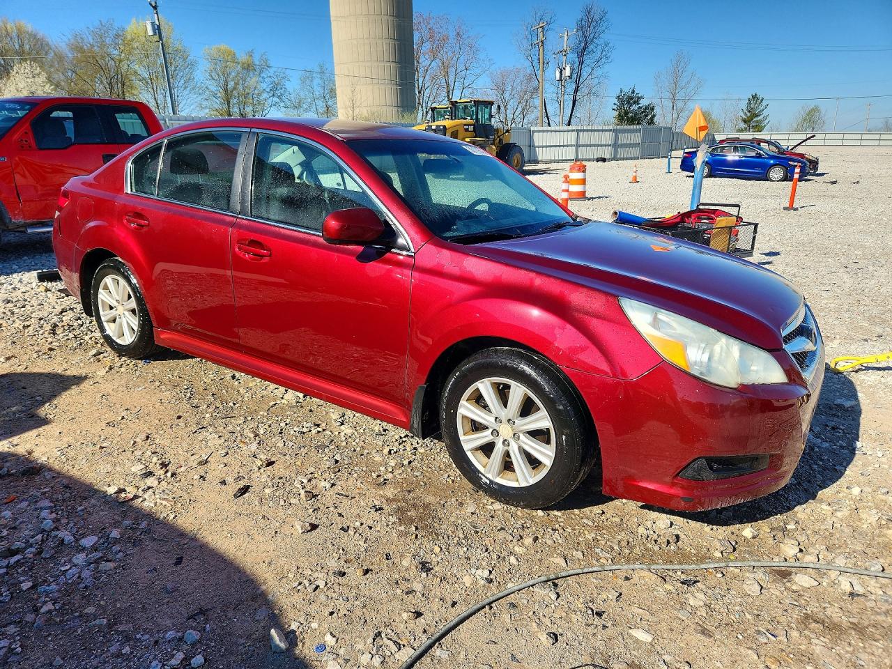 2011 Subaru Legacy 2.5i Premium Red vin: 4S3BMBC61B3242225