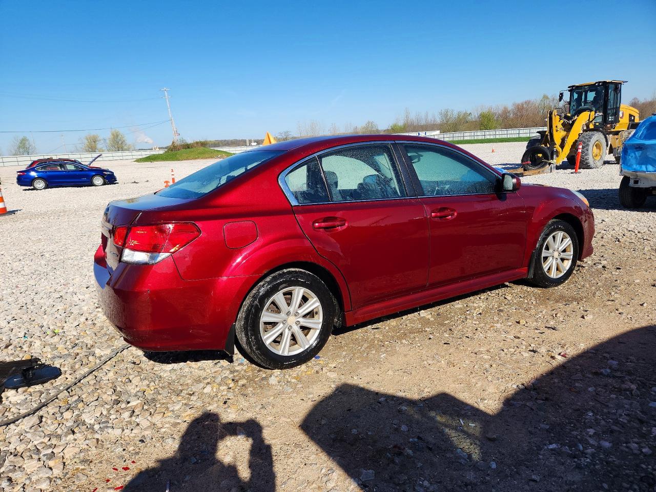 2011 Subaru Legacy 2.5i Premium Red vin: 4S3BMBC61B3242225