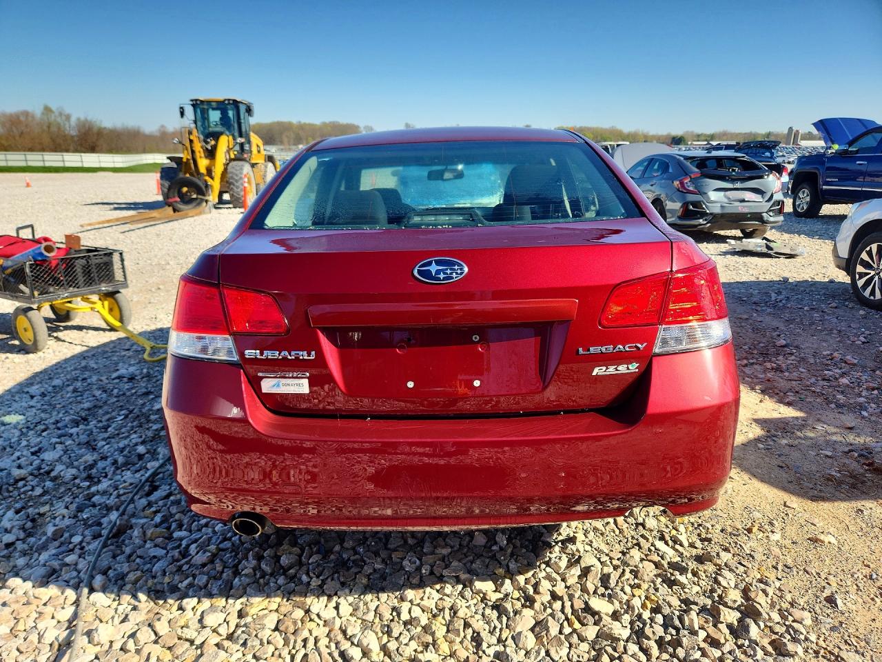 2011 Subaru Legacy 2.5i Premium Red vin: 4S3BMBC61B3242225