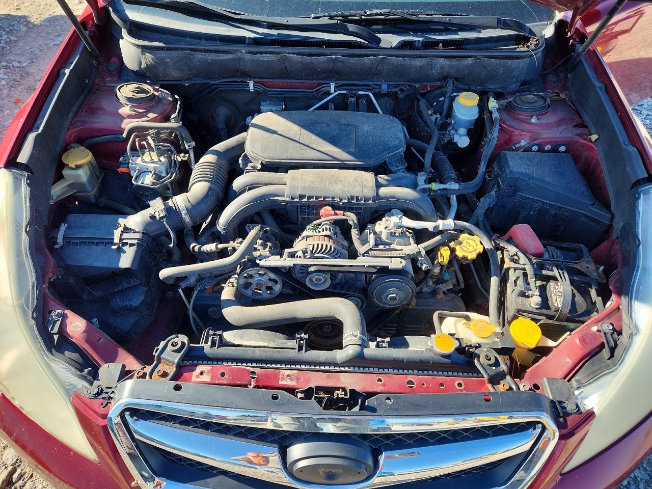 2011 Subaru Legacy 2.5i Premium Red vin: 4S3BMBC61B3242225