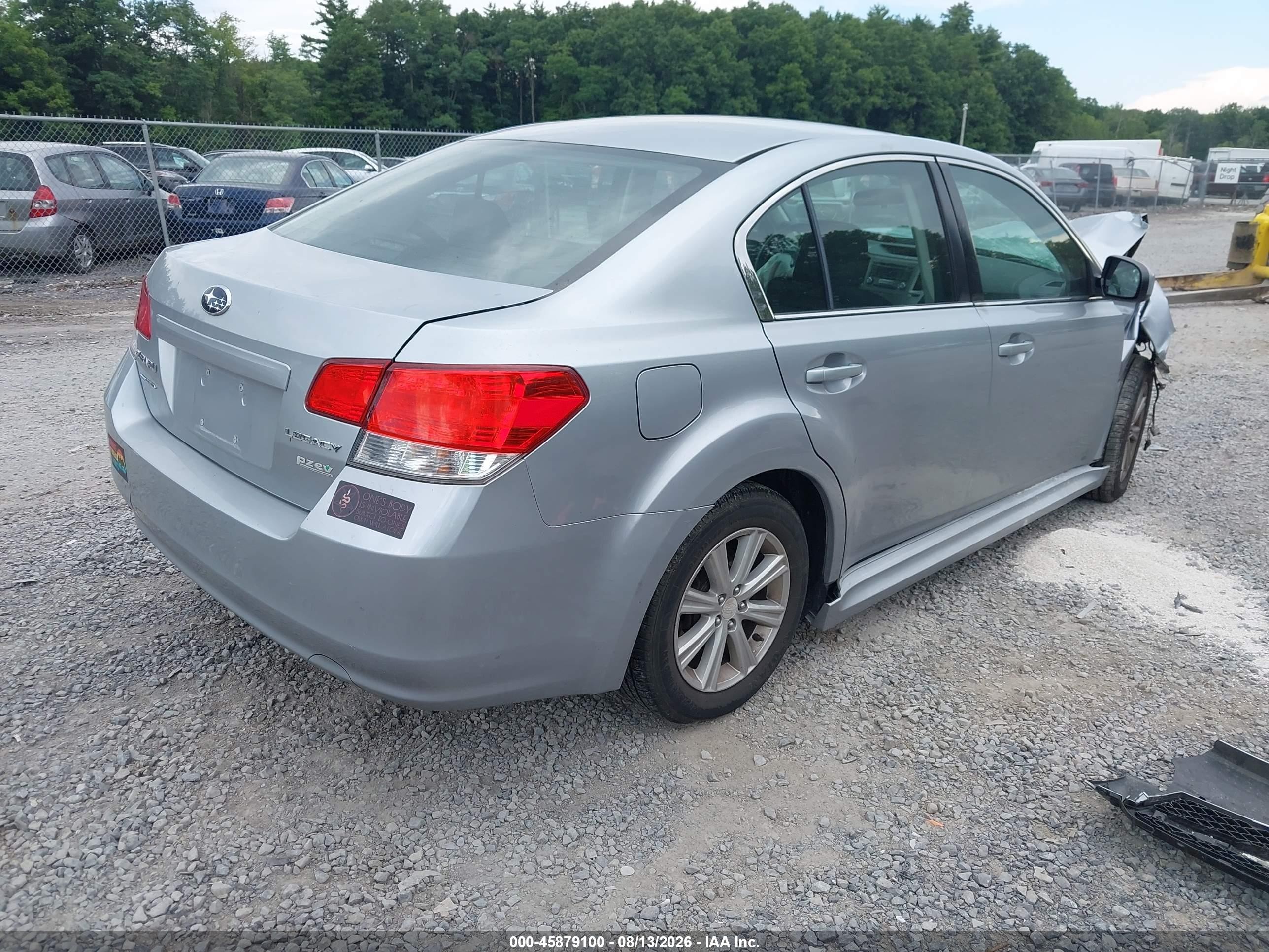 2012 Subaru Legacy 2.5i Premium Silver vin: 4S3BMBC61C3021838