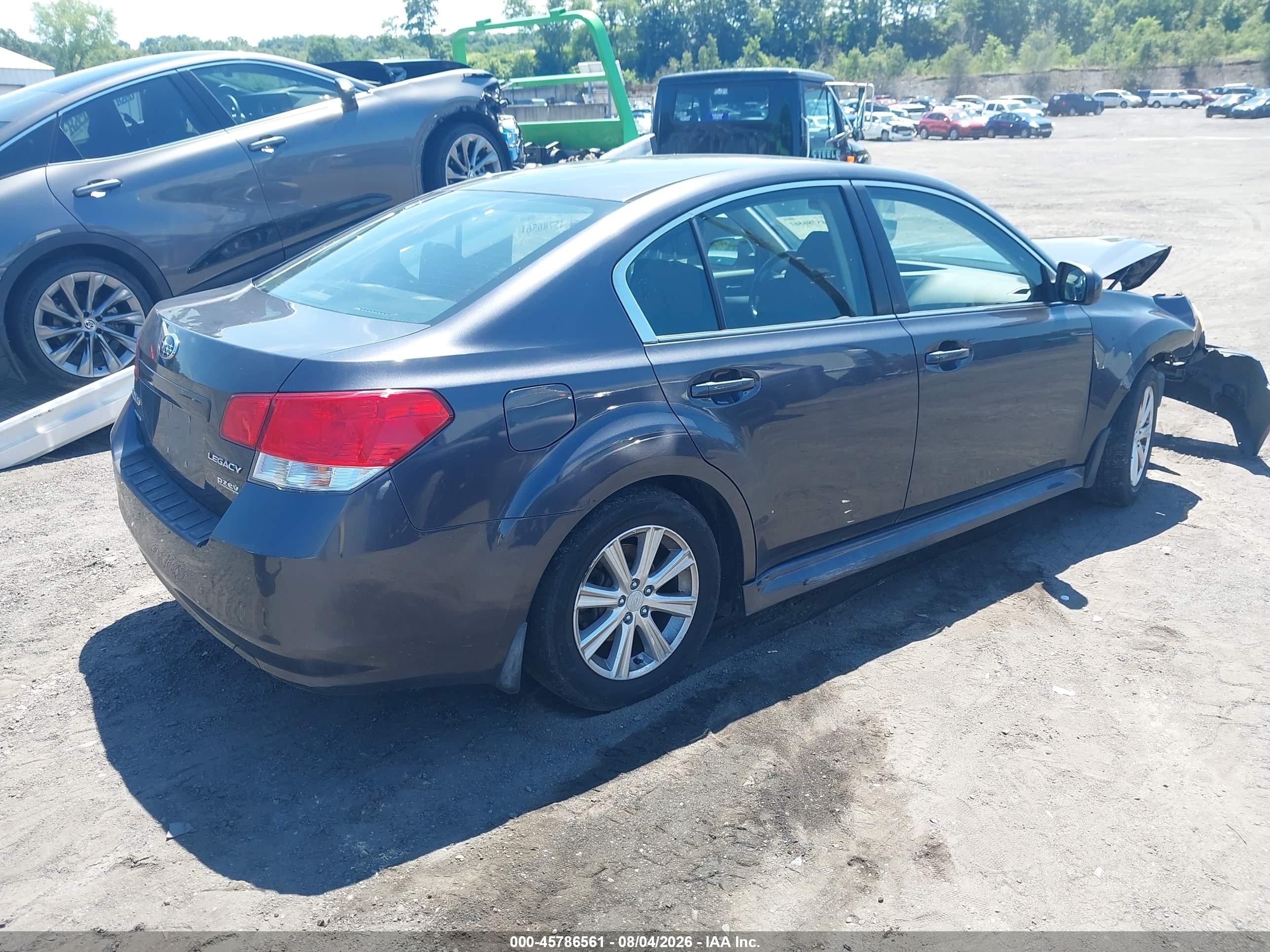 2012 Subaru Legacy 2.5i Premium Gray vin: 4S3BMBC61C3025226