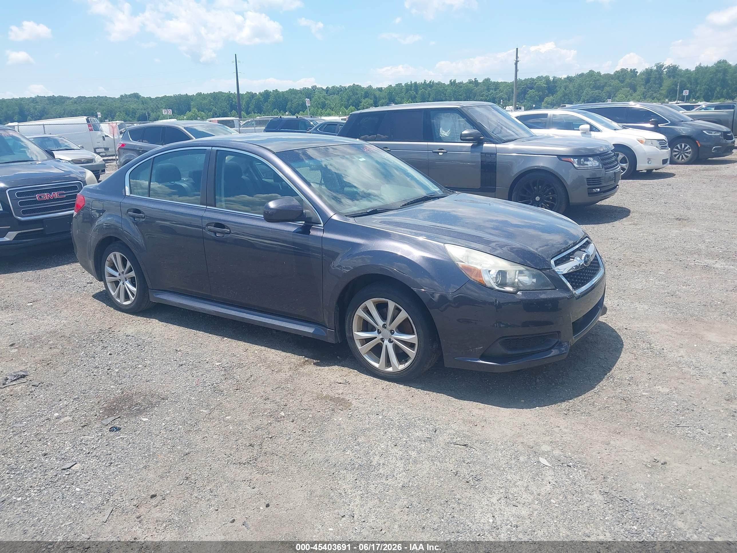2013 Subaru Legacy 2.5i Premium Blue vin: 4S3BMBC61D3018648