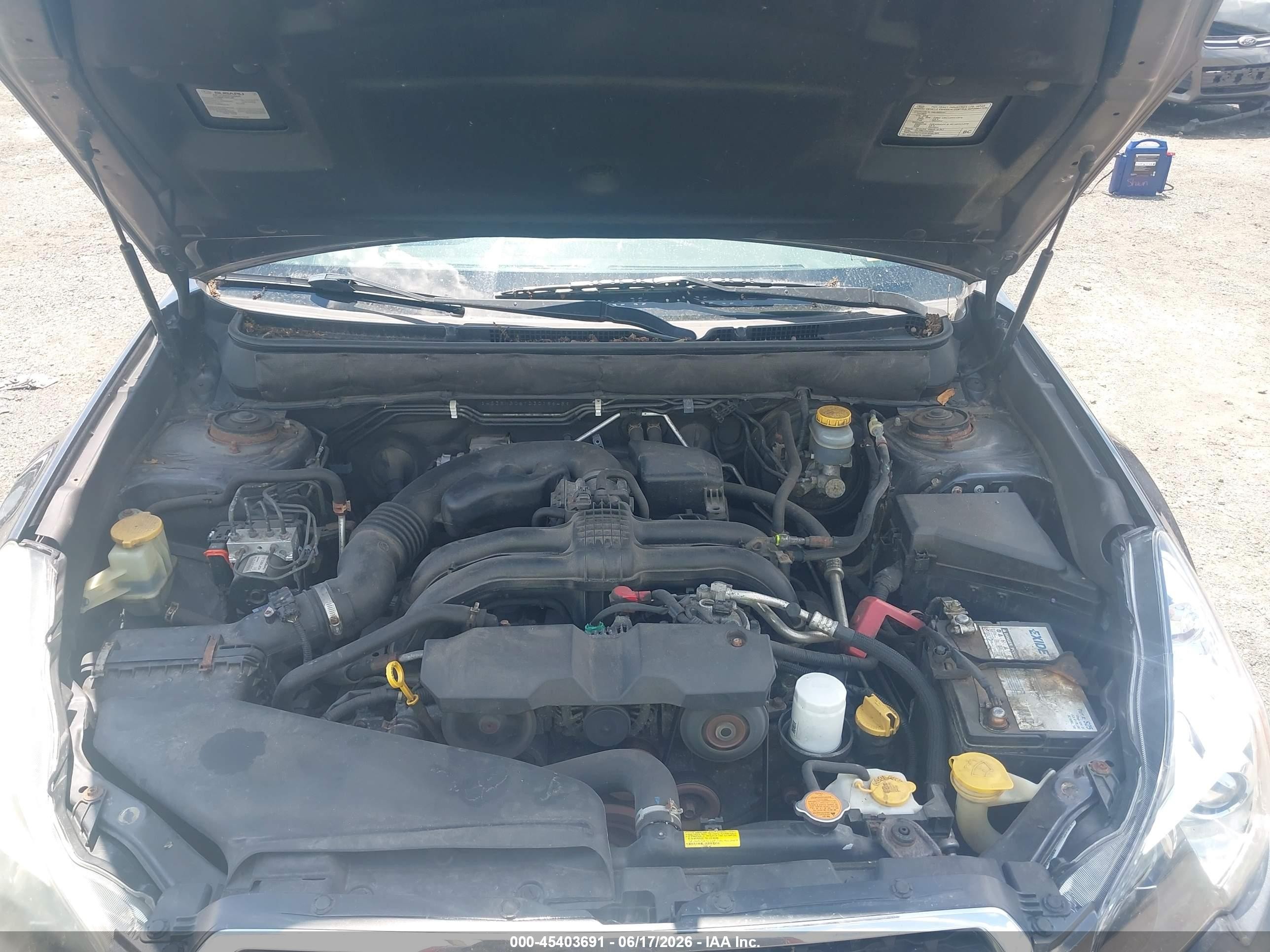 2013 Subaru Legacy 2.5i Premium Синий vin: 4S3BMBC61D3018648