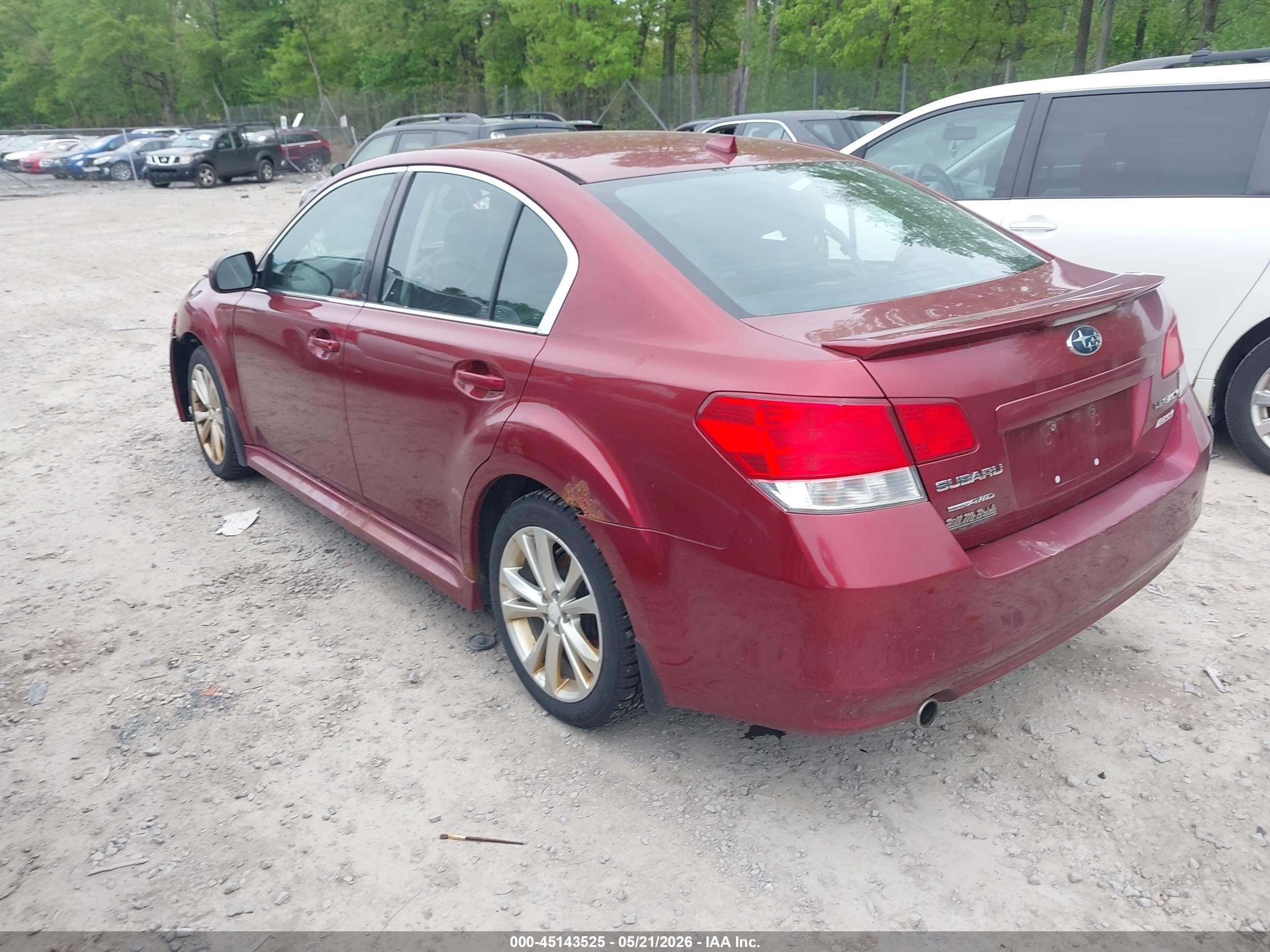 2014 Subaru Legacy 2.5i Premium Maroon vin: 4S3BMBC61E3014066