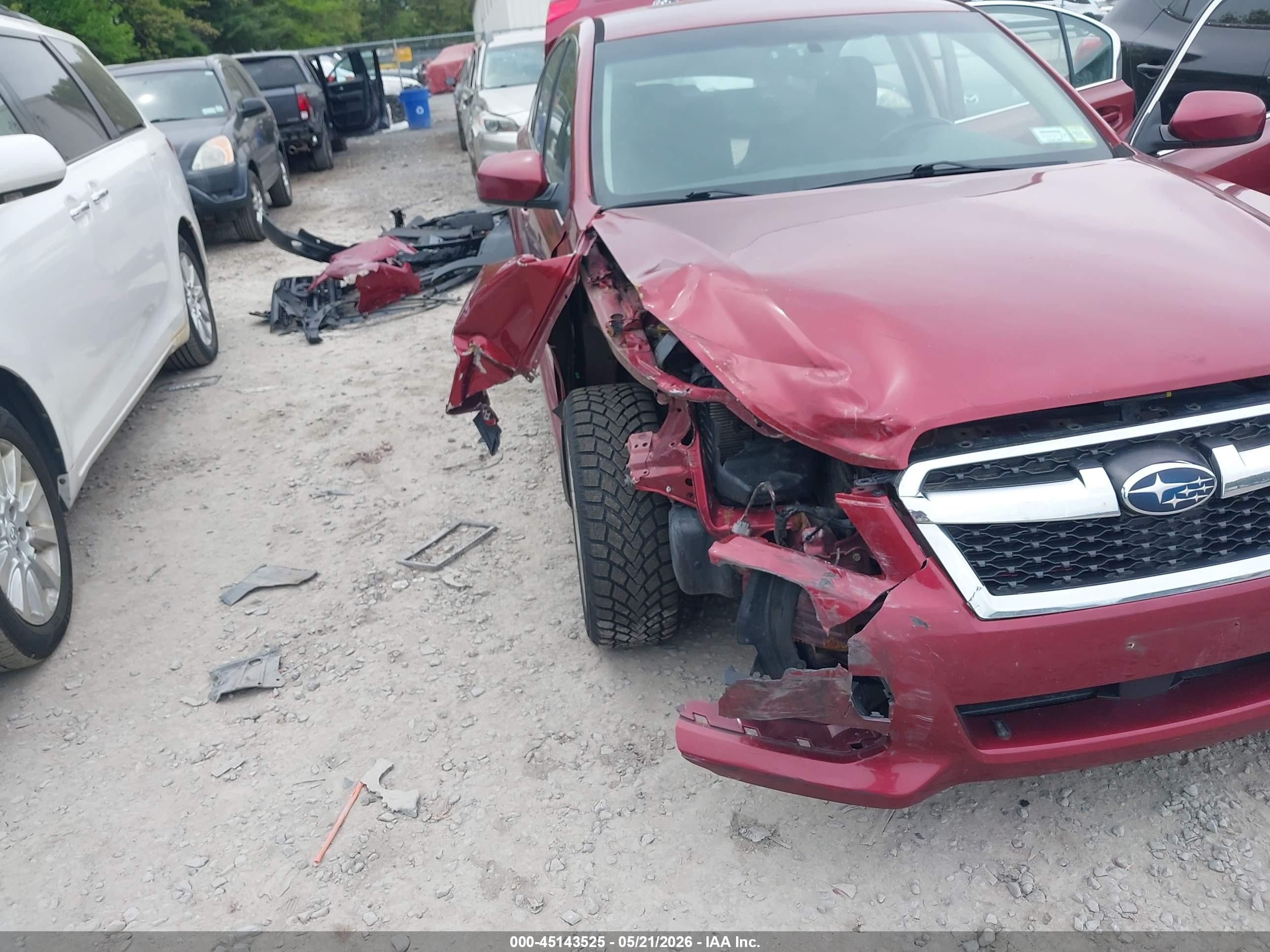 2014 Subaru Legacy 2.5i Premium Maroon vin: 4S3BMBC61E3014066