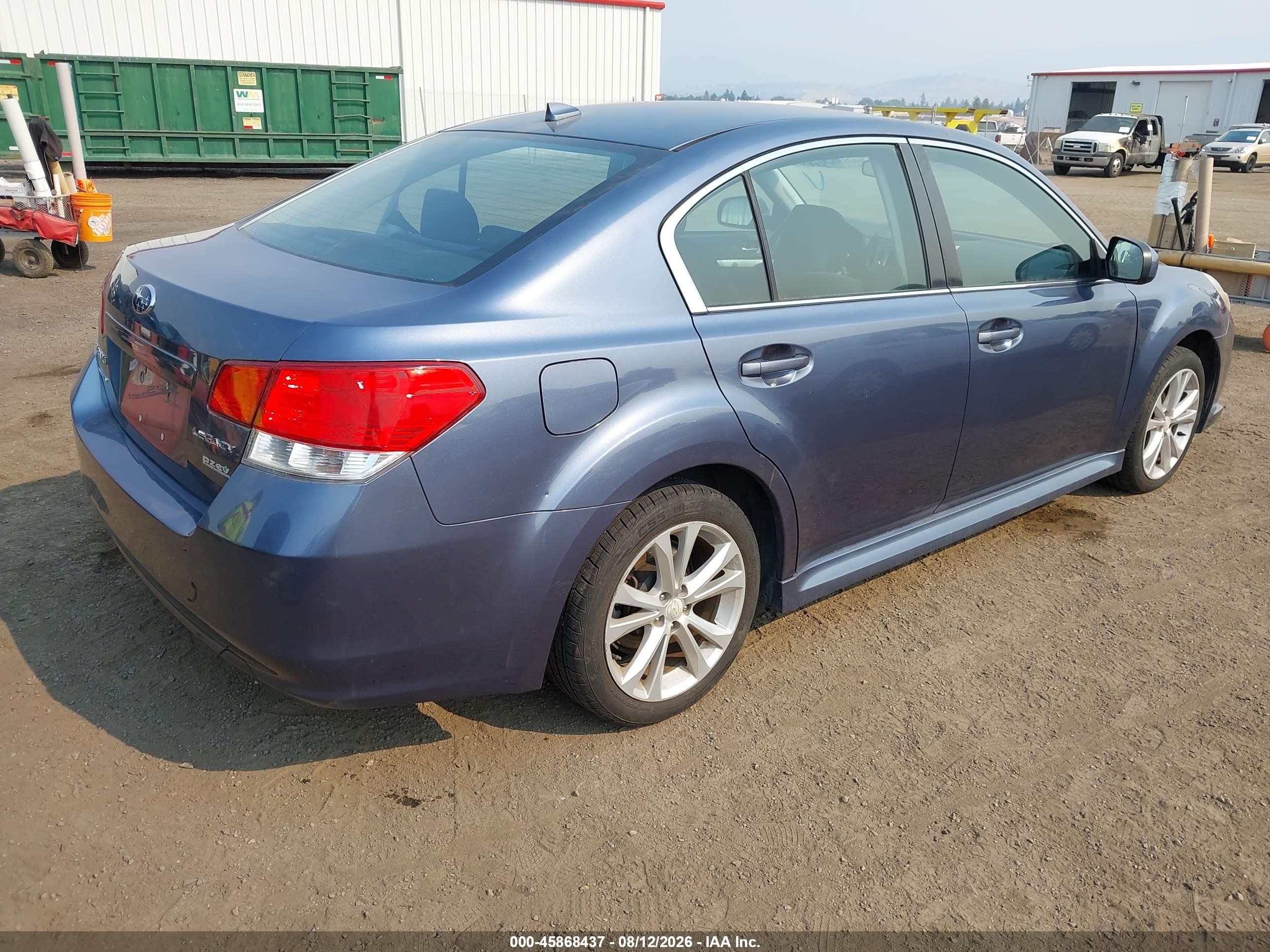 2014 Subaru Legacy 2.5i Premium Blue vin: 4S3BMBC61E3037220
