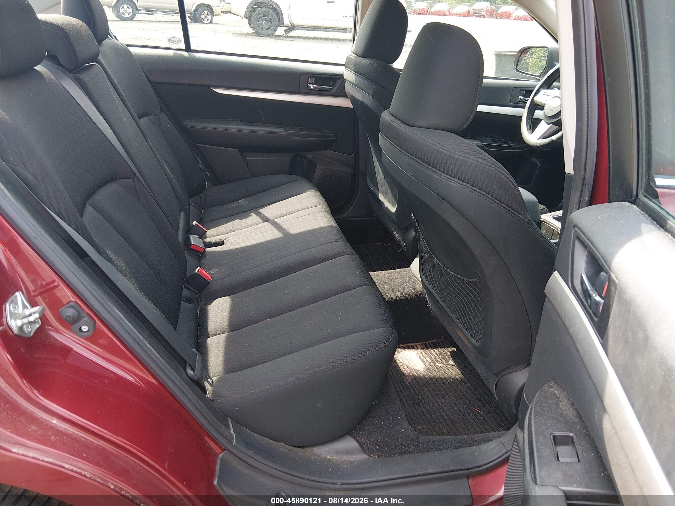 2010 Subaru Legacy 2.5i Premium Red vin: 4S3BMBC62A3213654
