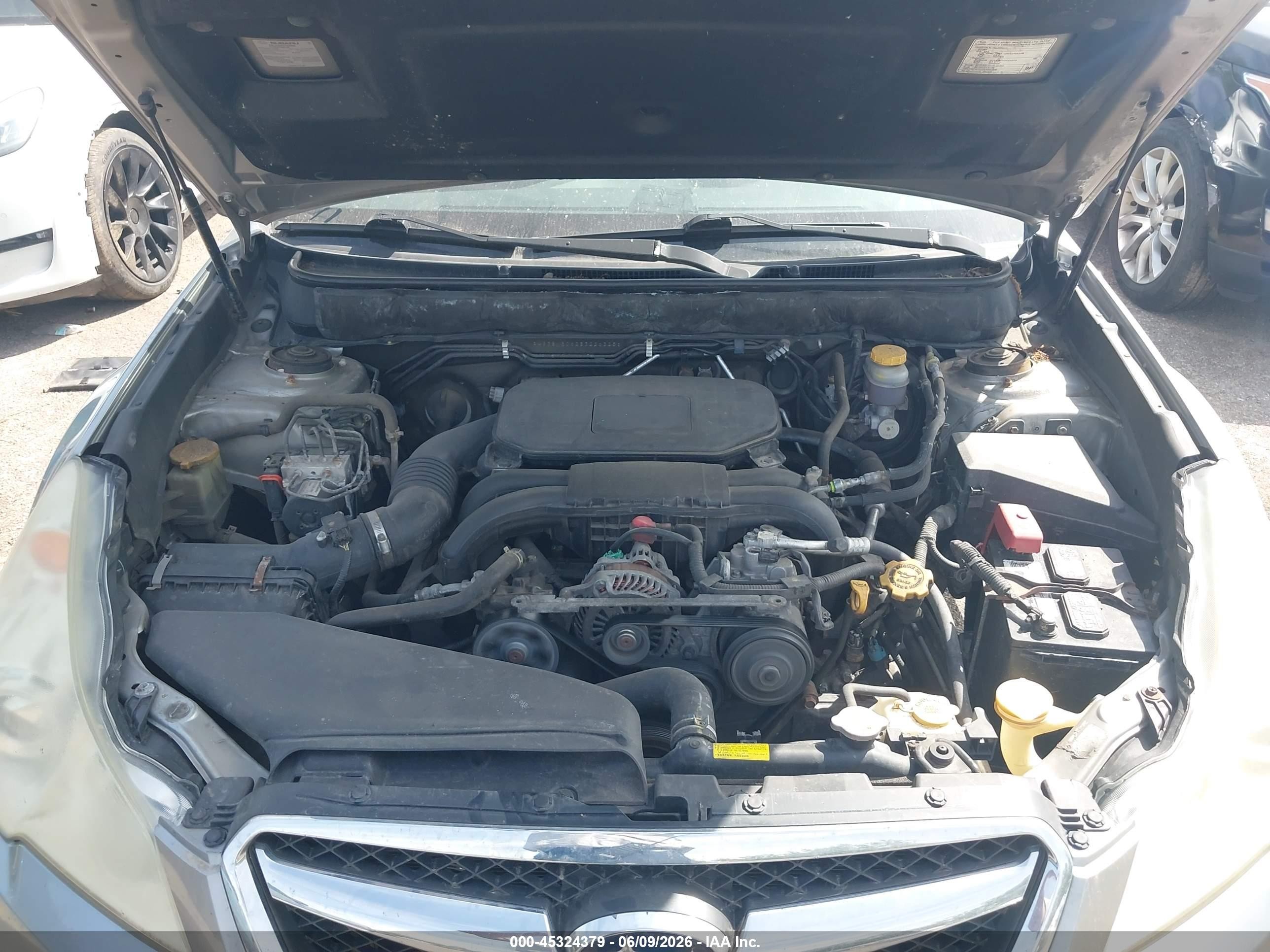 2011 Subaru Legacy 2.5i Premium Серый vin: 4S3BMBC62B3226325