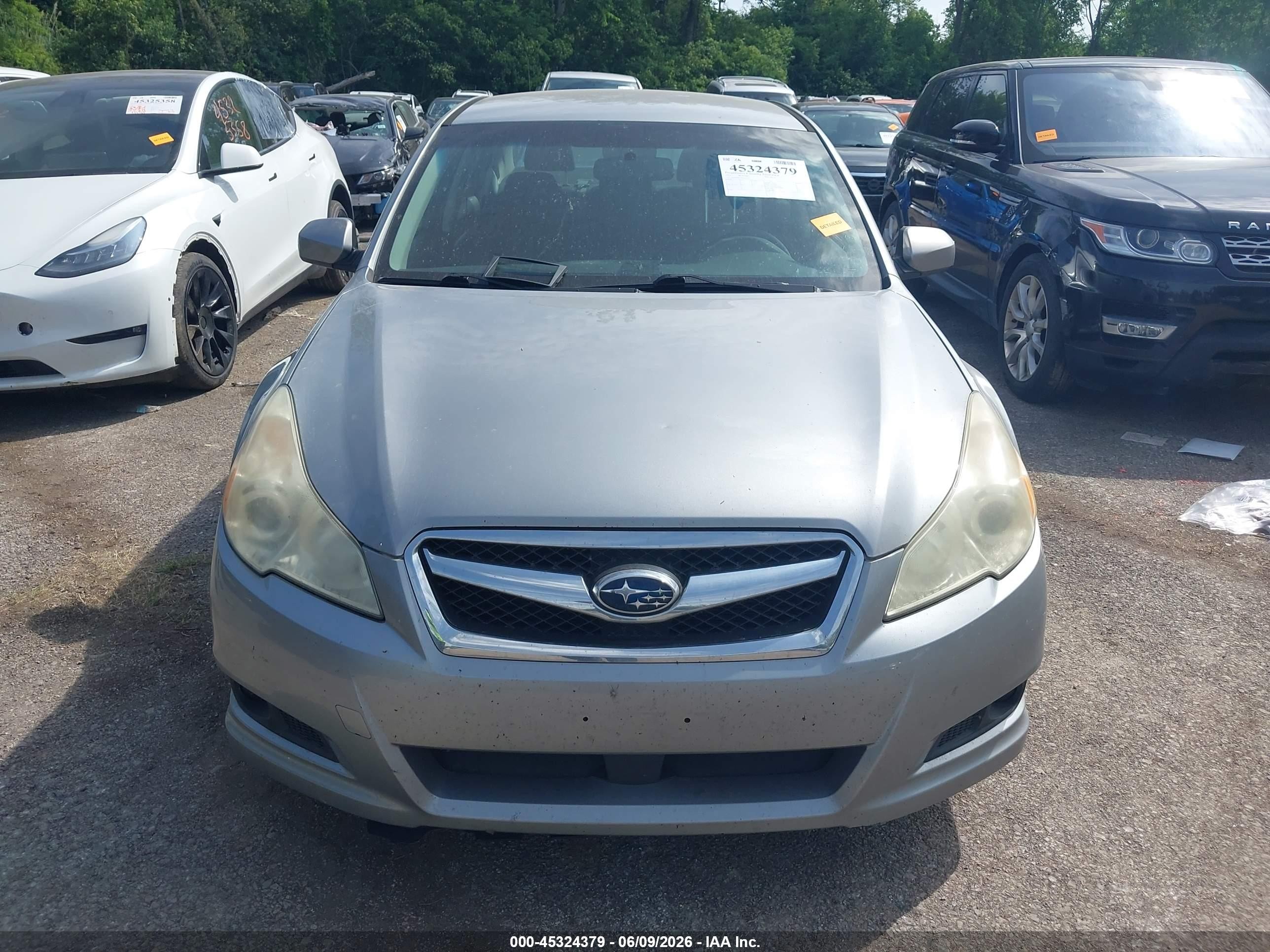 2011 Subaru Legacy 2.5i Premium Серый vin: 4S3BMBC62B3226325
