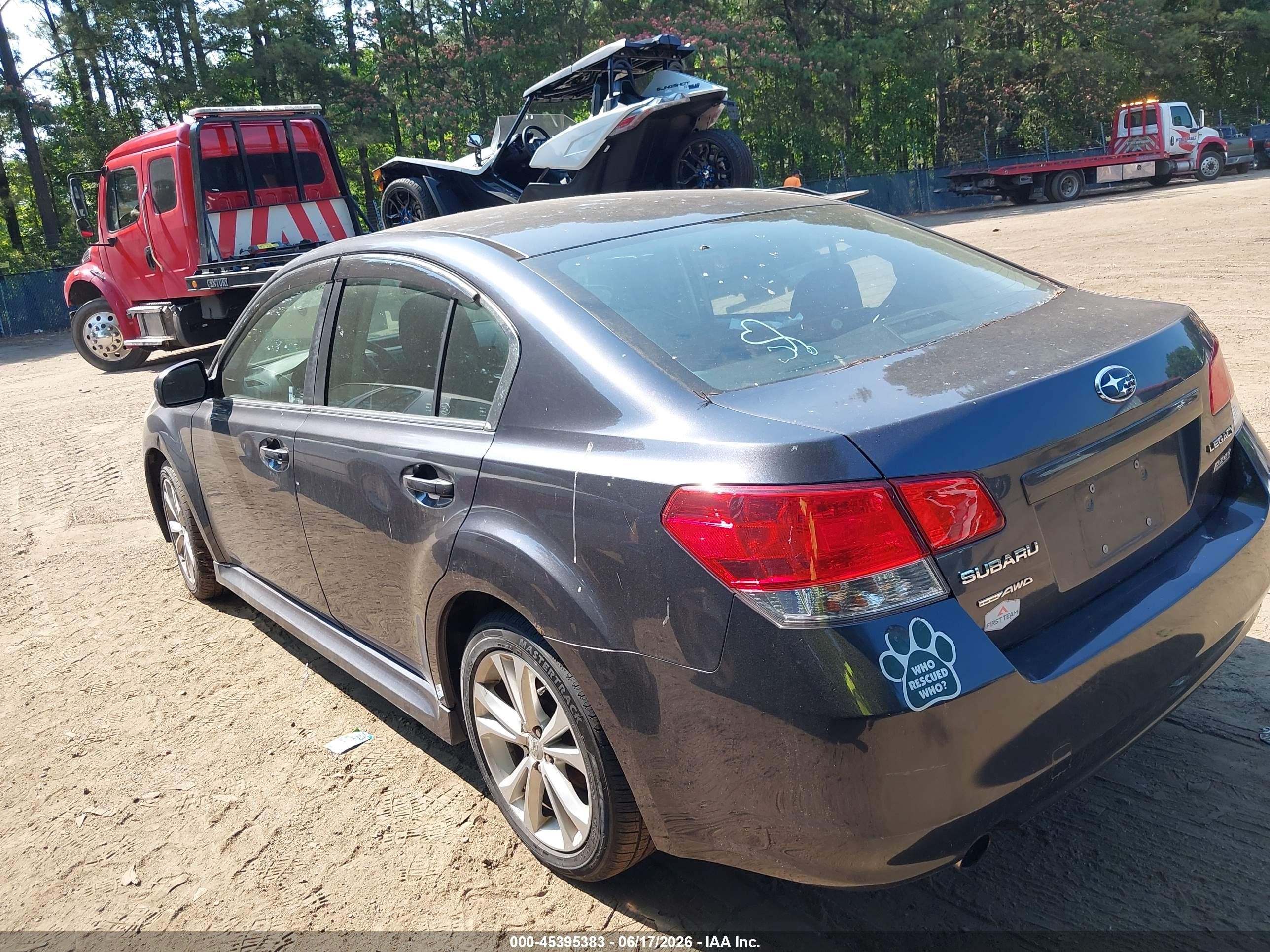2013 Subaru Legacy 2.5i Premium Gray vin: 4S3BMBC62D3007013