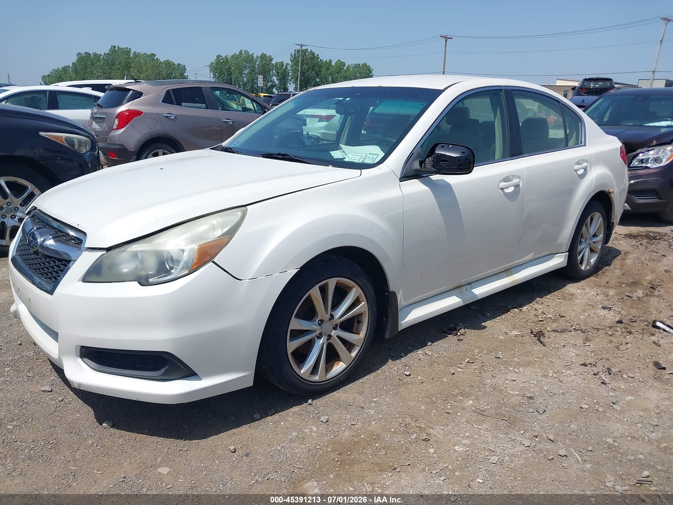 2014 Subaru Legacy 2.5i Premium White vin: 4S3BMBC62E3011497