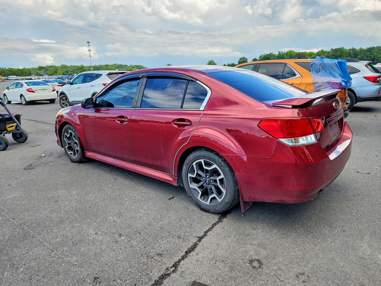 2010 Subaru Legacy 2.5i Premium Maroon vin: 4S3BMBC63A3234366