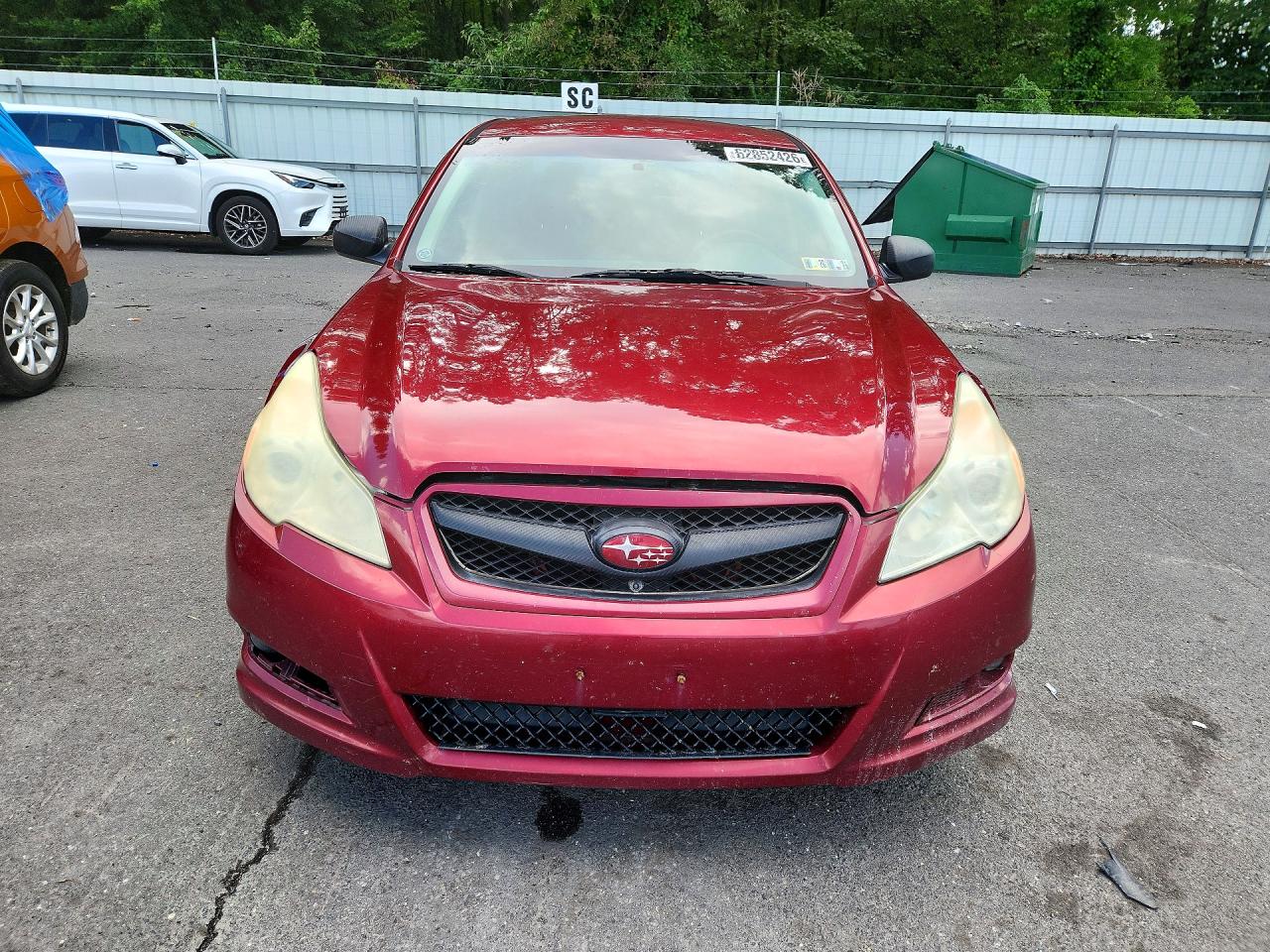 2010 Subaru Legacy 2.5i Premium Maroon vin: 4S3BMBC63A3234366