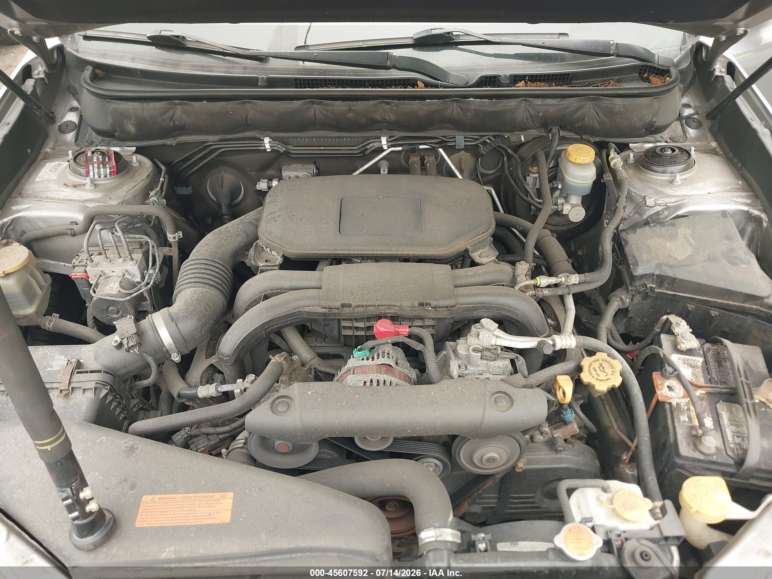 2011 Subaru Legacy 2.5i Premium Silver vin: 4S3BMBC63B3245577