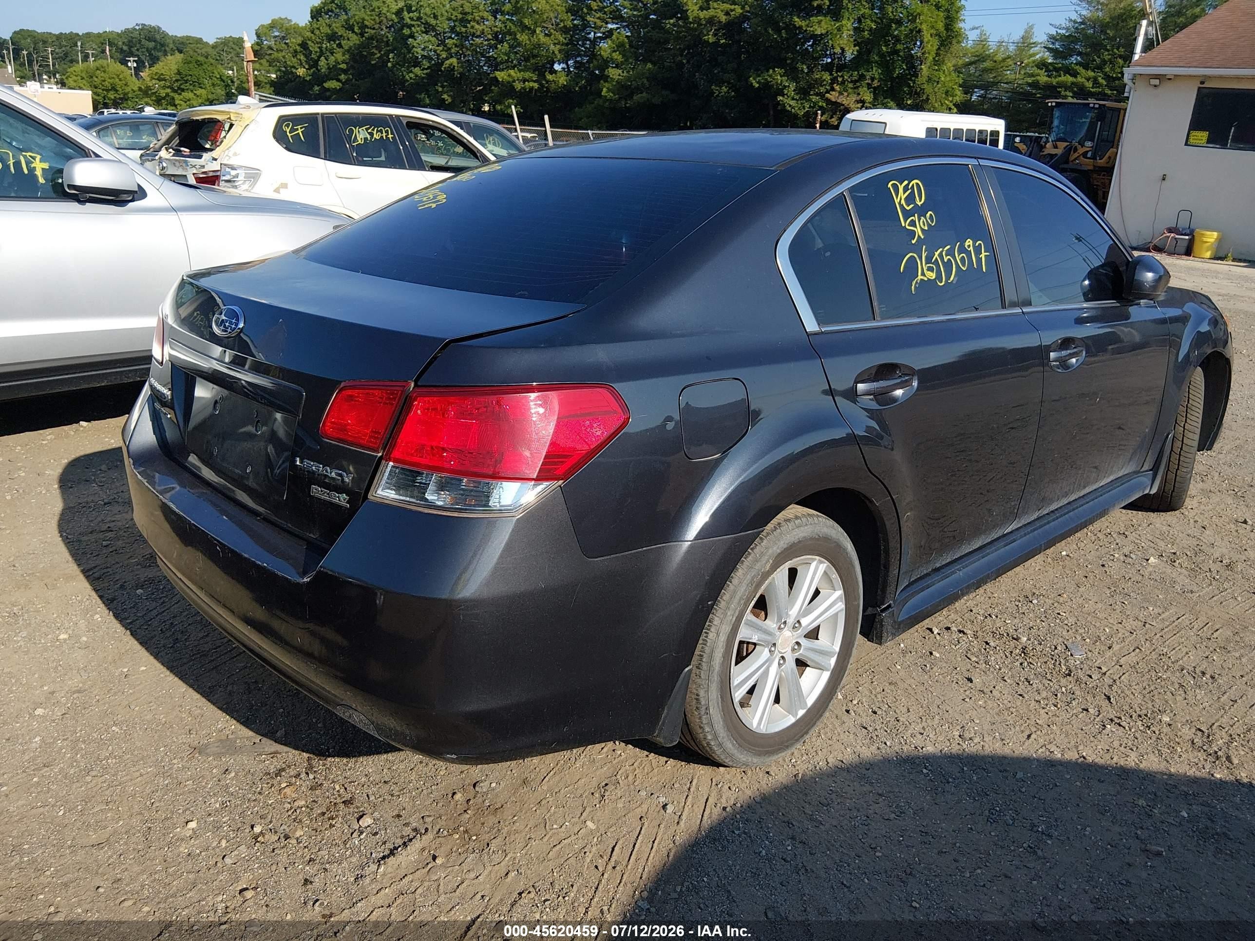 2011 Subaru Legacy 2.5i Premium Blue vin: 4S3BMBC63B3260676