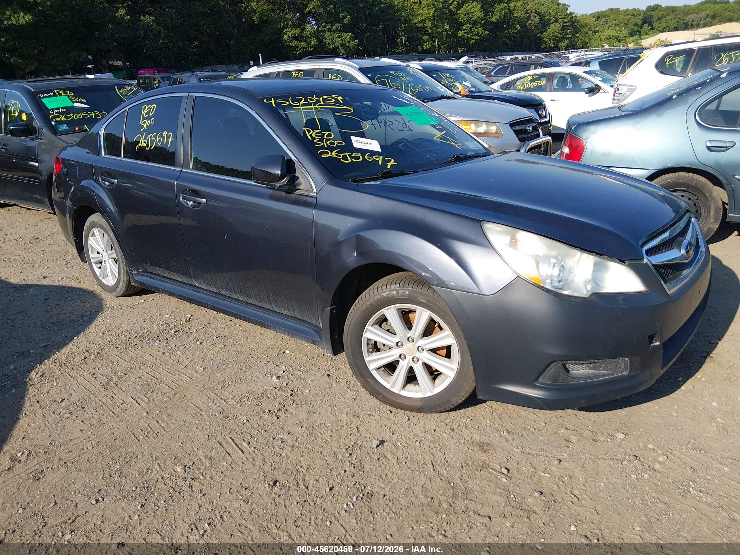 2011 Subaru Legacy 2.5i Premium Blue vin: 4S3BMBC63B3260676