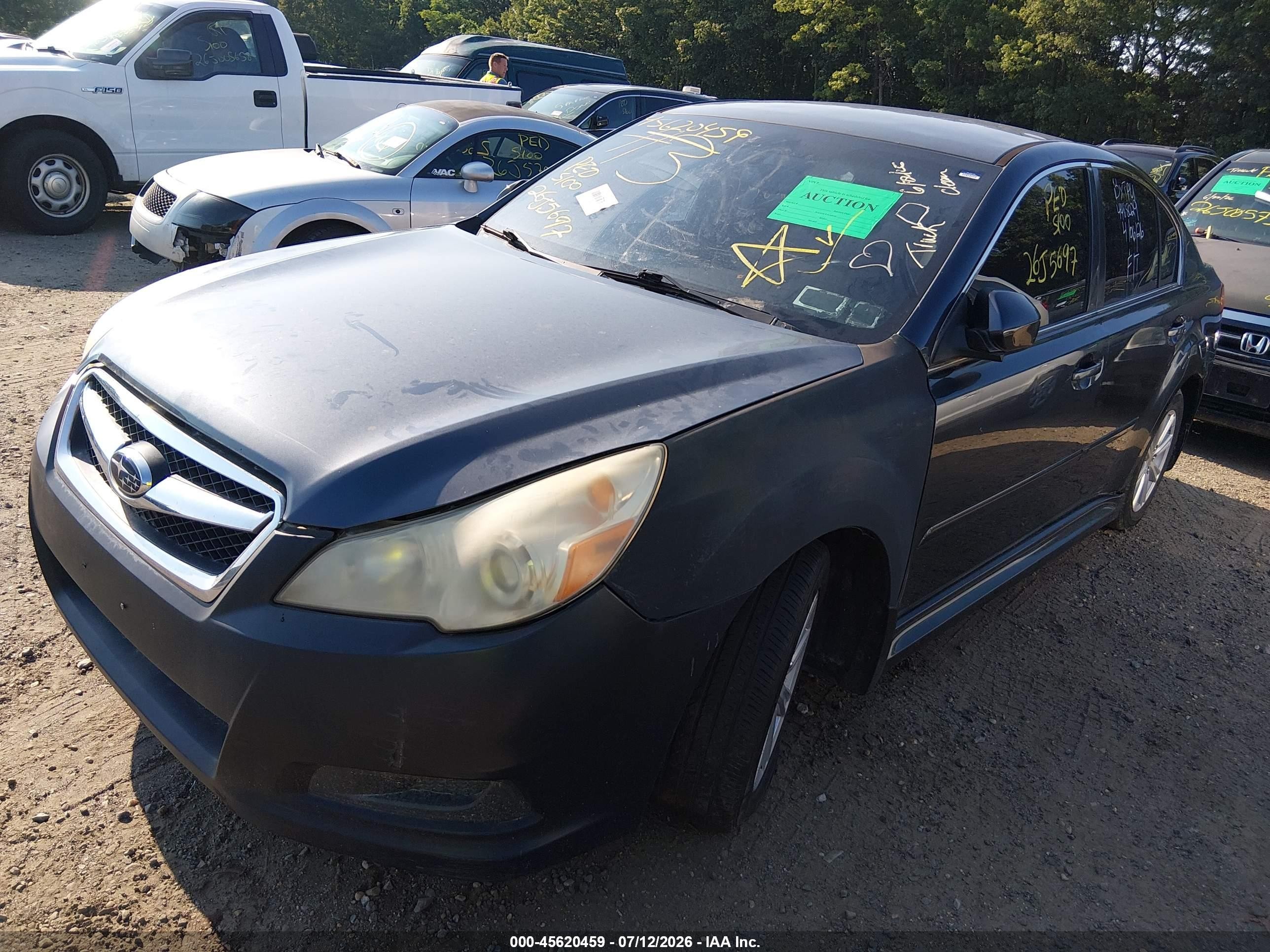 2011 Subaru Legacy 2.5i Premium Blue vin: 4S3BMBC63B3260676